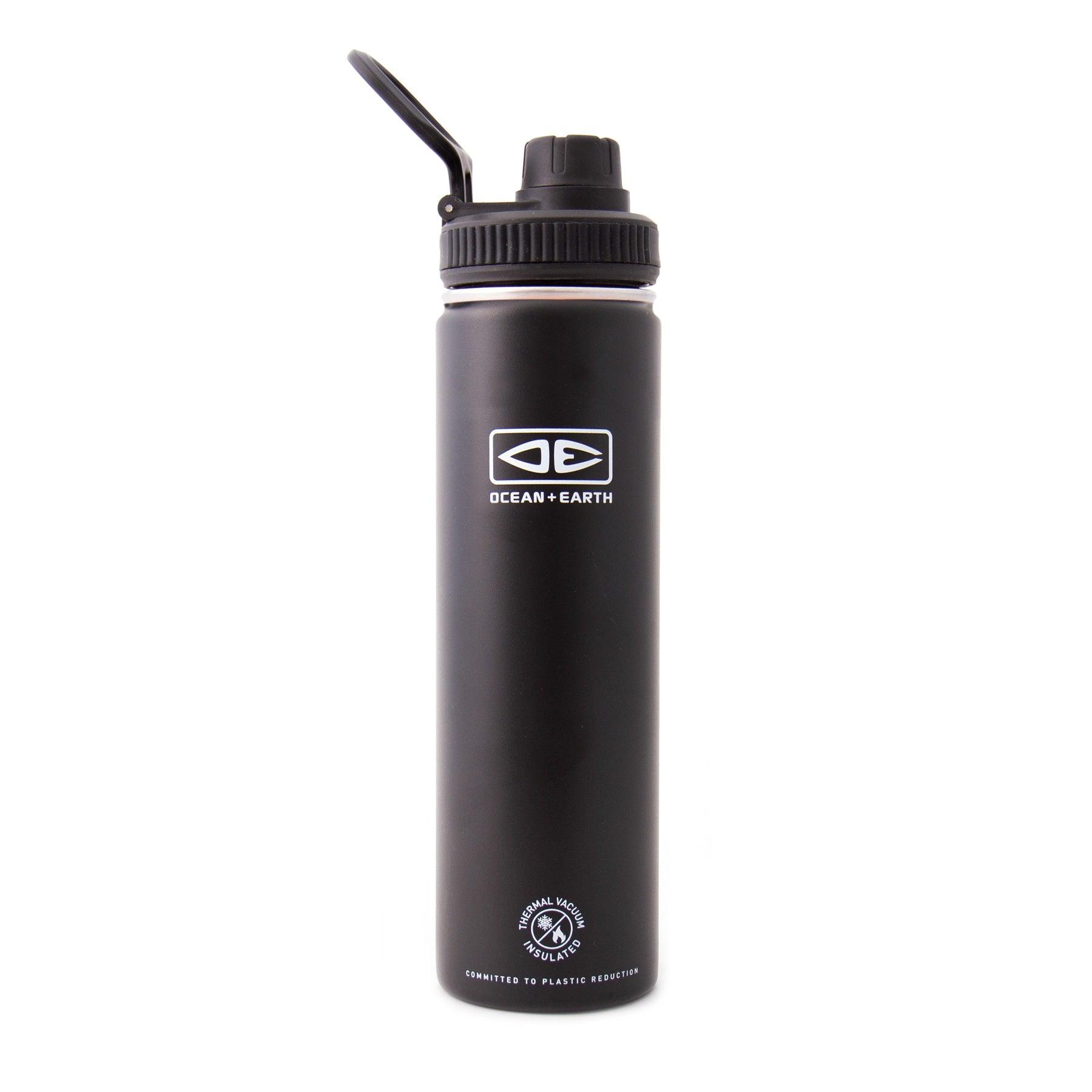 Insulated Screw Top Flask - 720ml - Black - Product Image