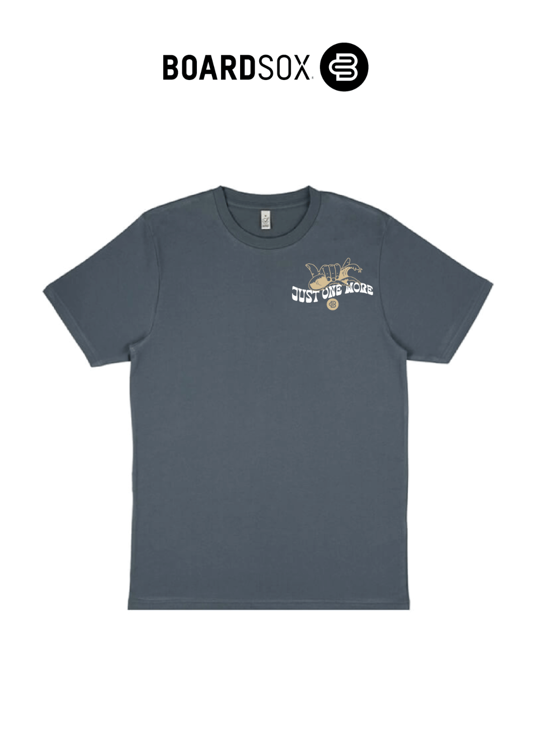 Boardsox Just One More T-Shirt - Dark Grey. ♻️