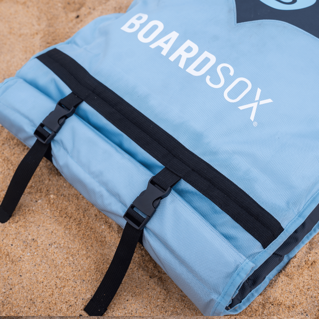 Long Surfboard Cover - Boardsox Zipperless Travel Surfboard Cover
