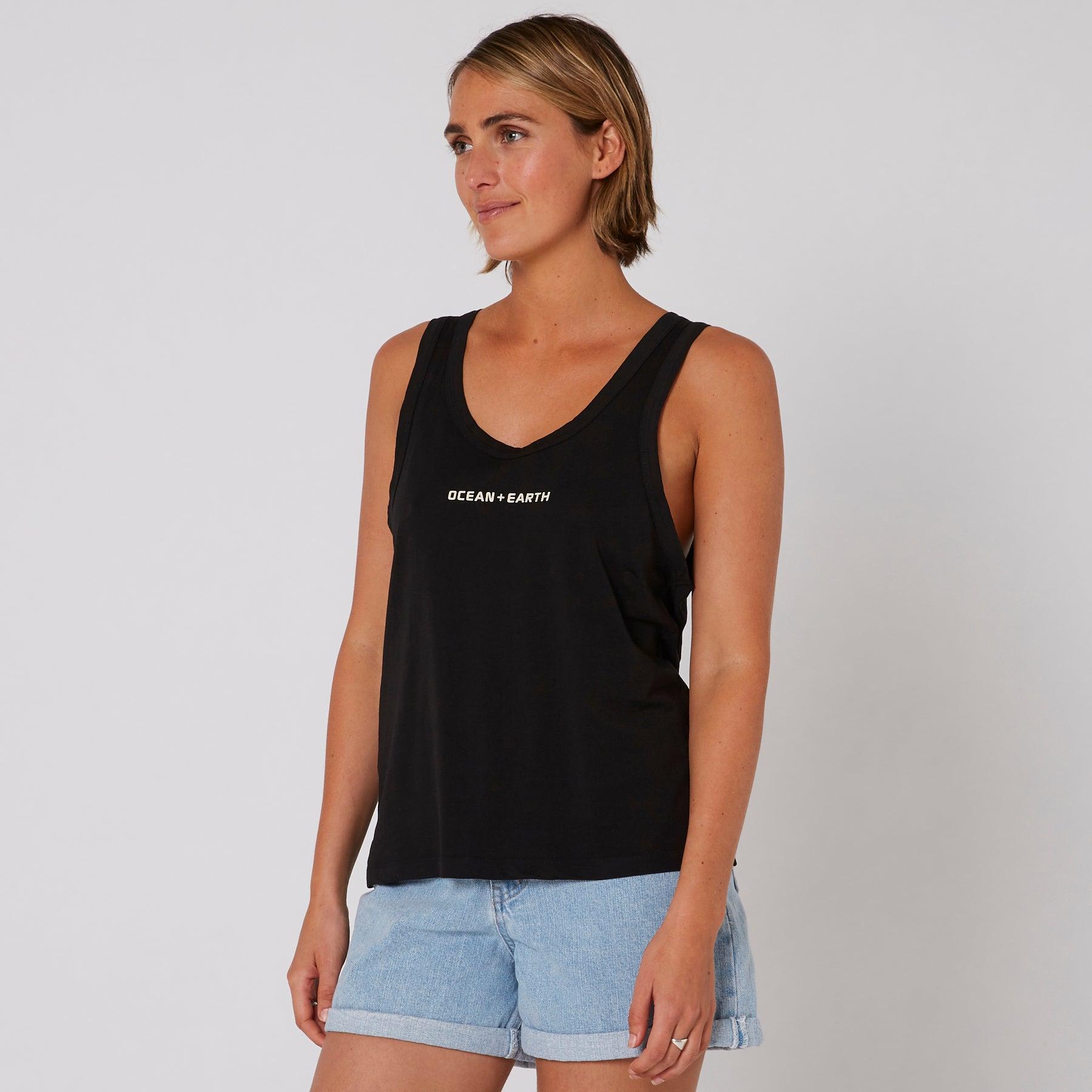 Black tank side view
