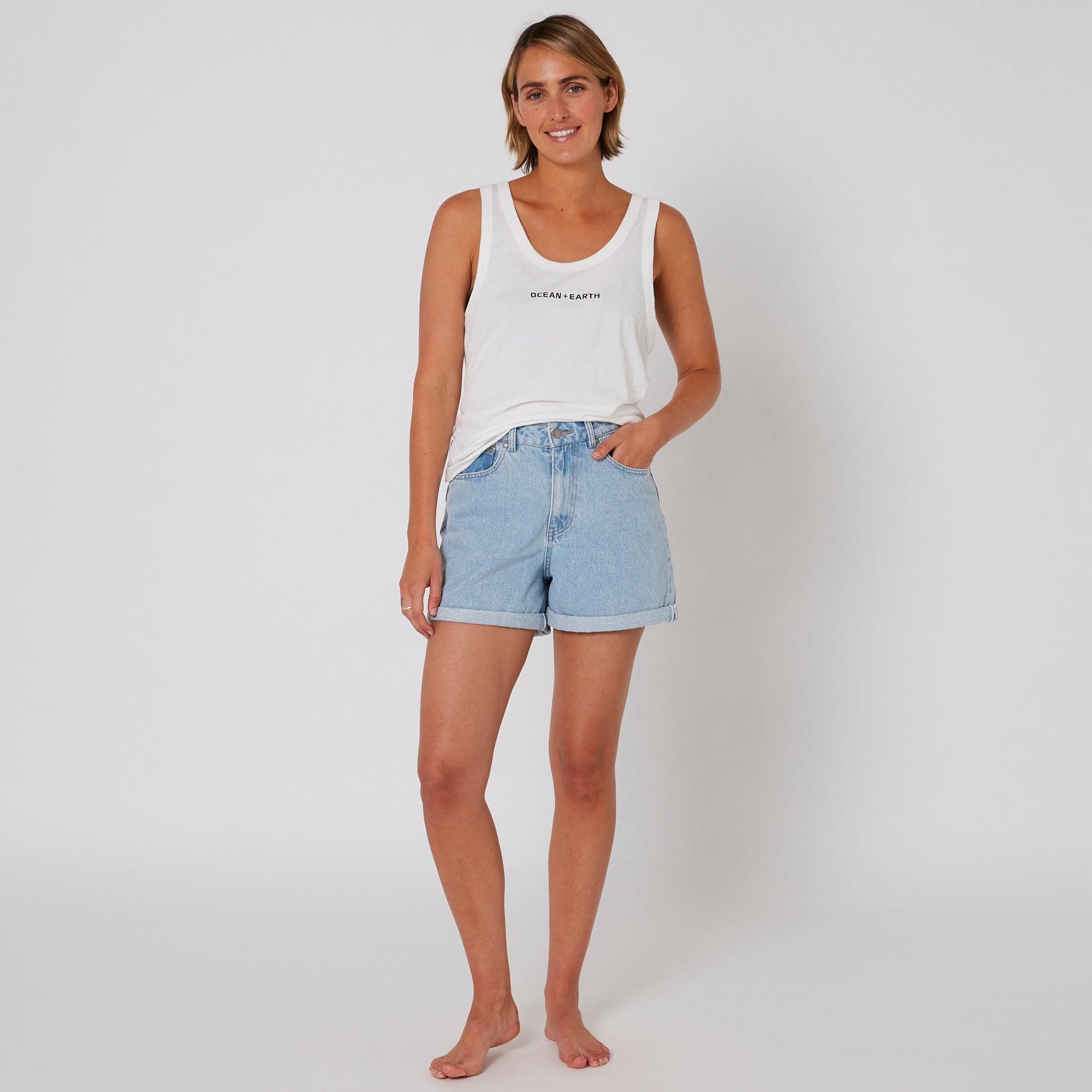 White tank close-up