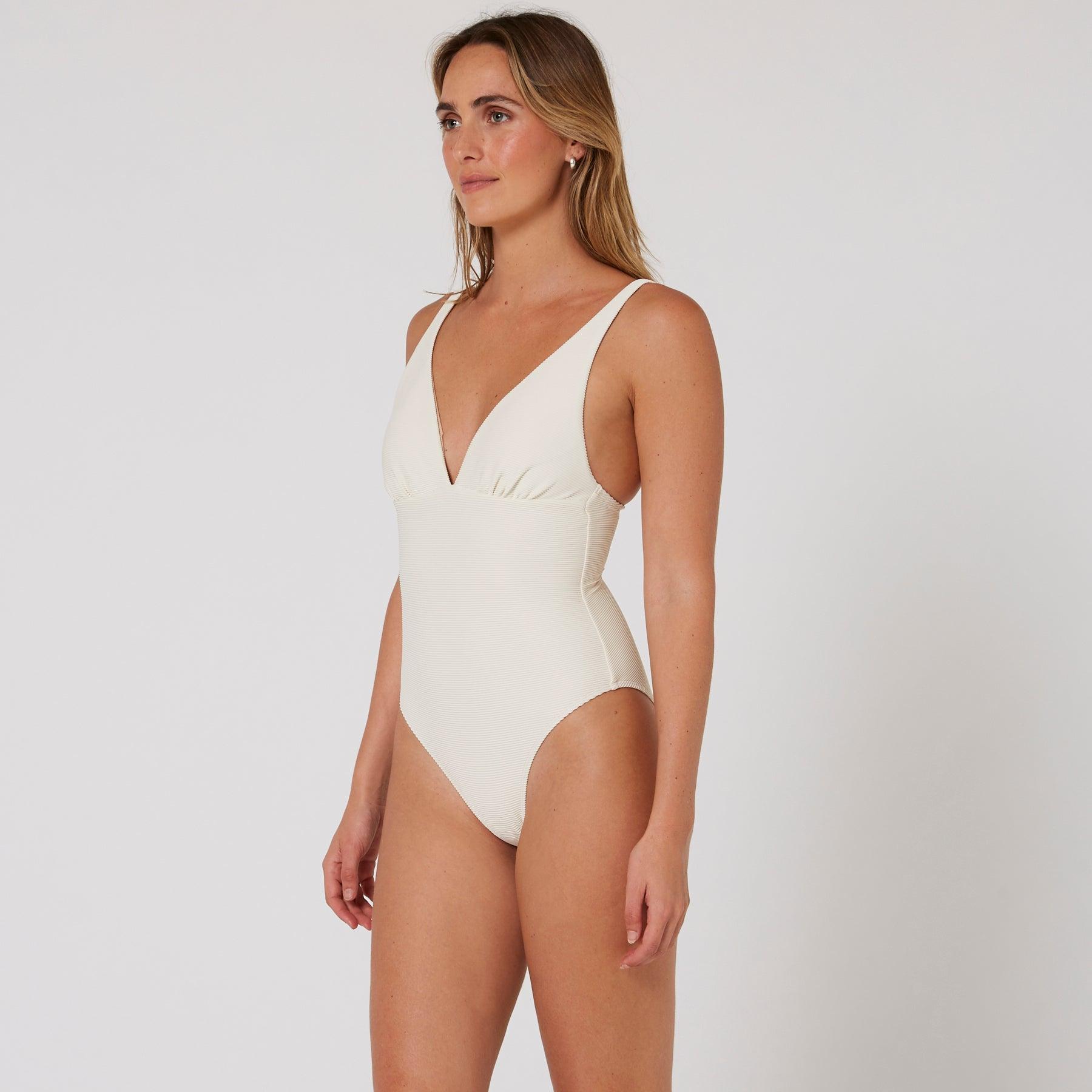 Hyams-Rib Plunge One Piece