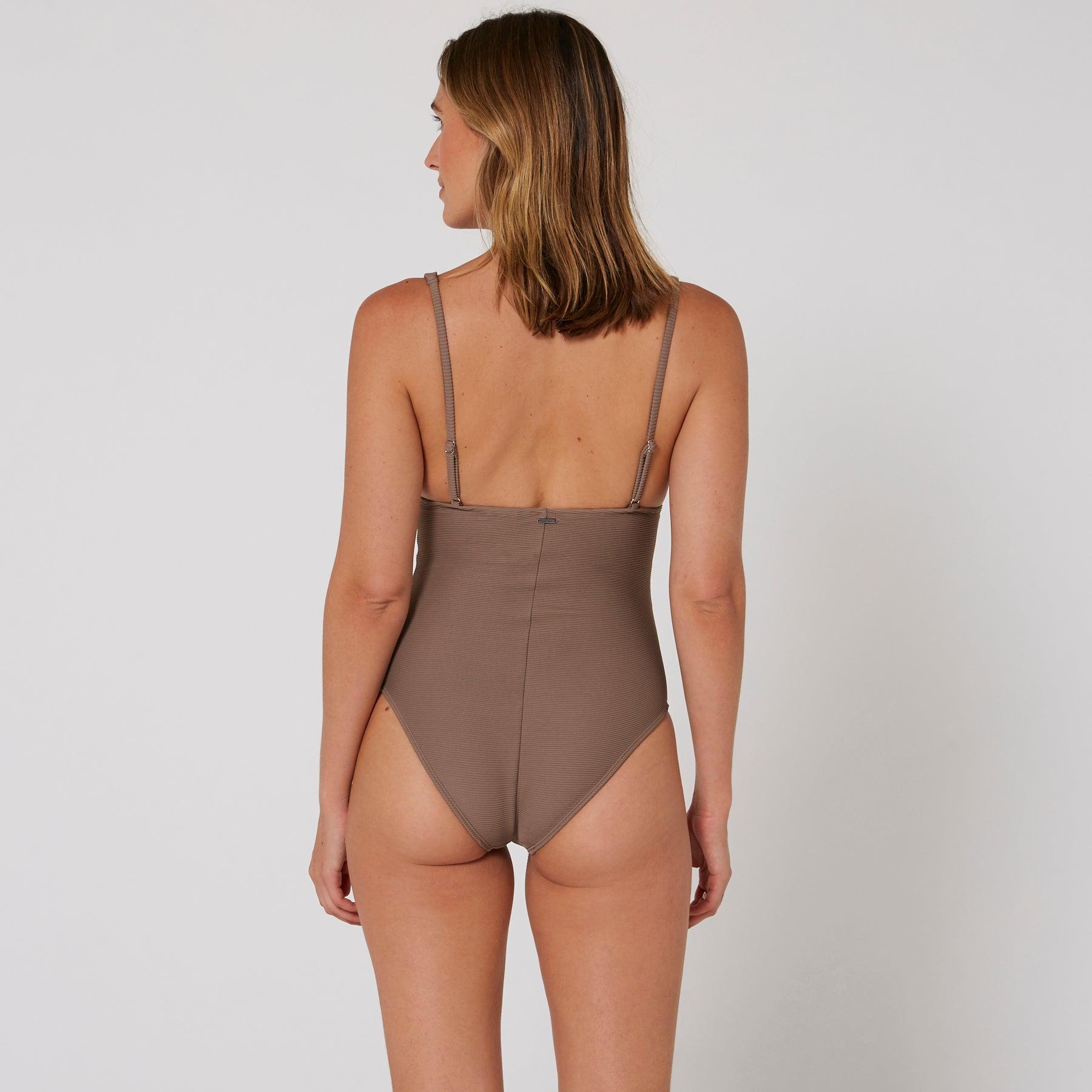 Hyams-Rib Plunge One Piece