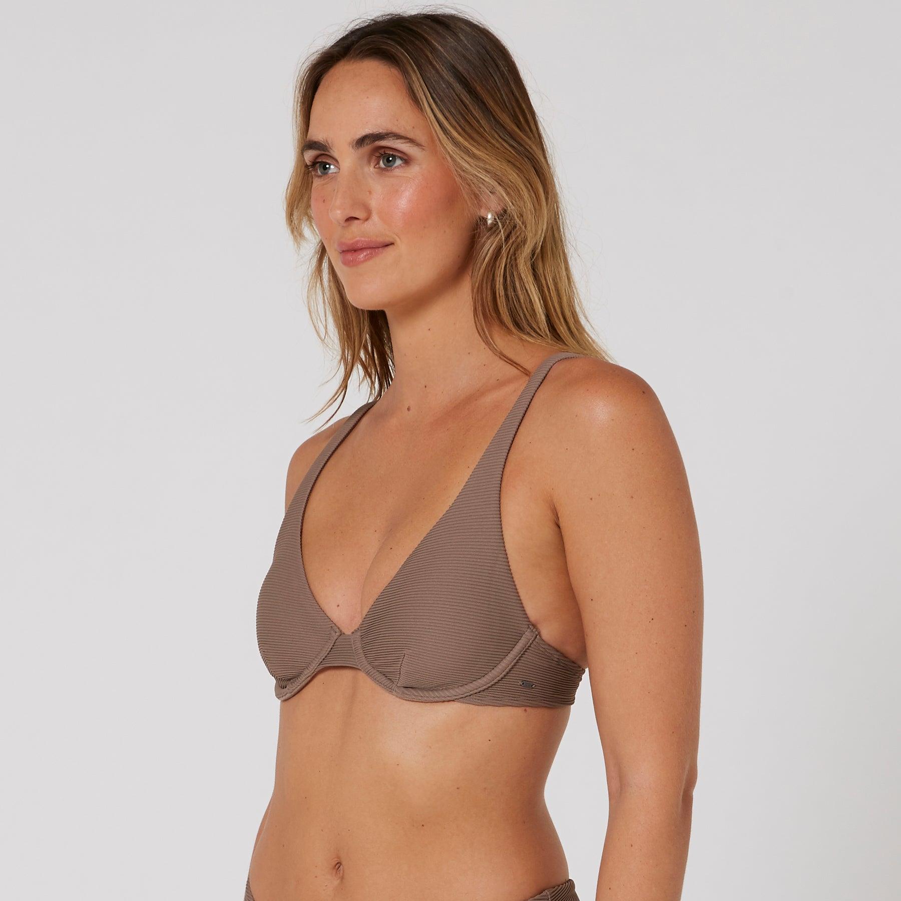 Hyams-Rib Bra Bikini Top