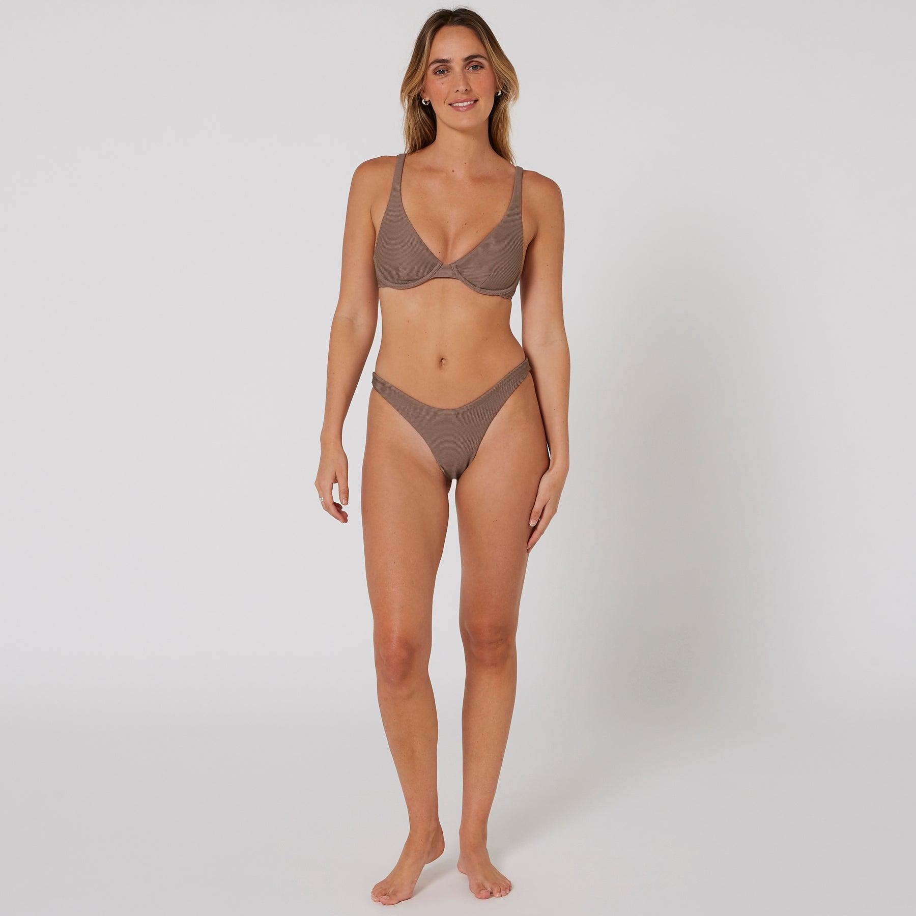 Hyams-Rib Bra Bikini Top