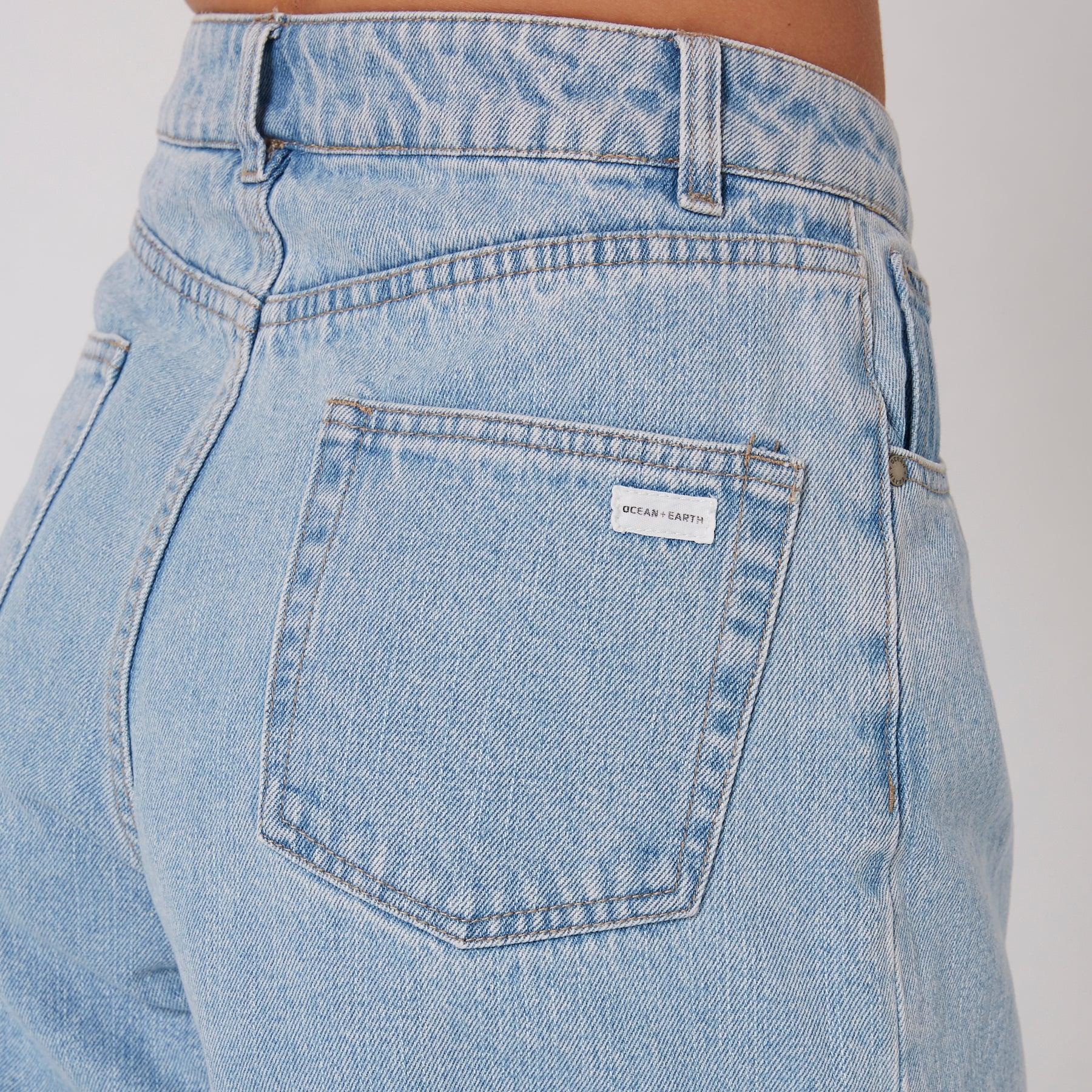 Close-up of back pocket
