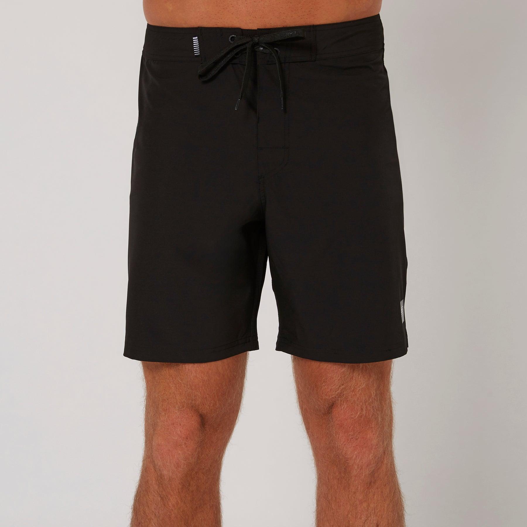 Side view Black shorts