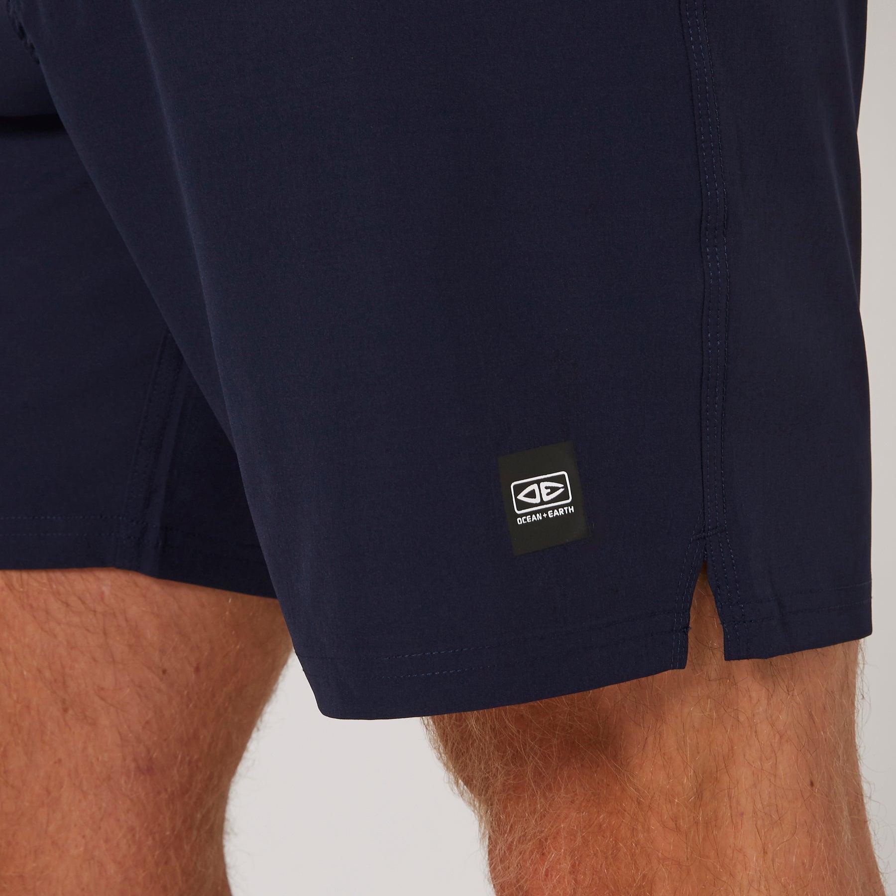Logo detail Navy shorts