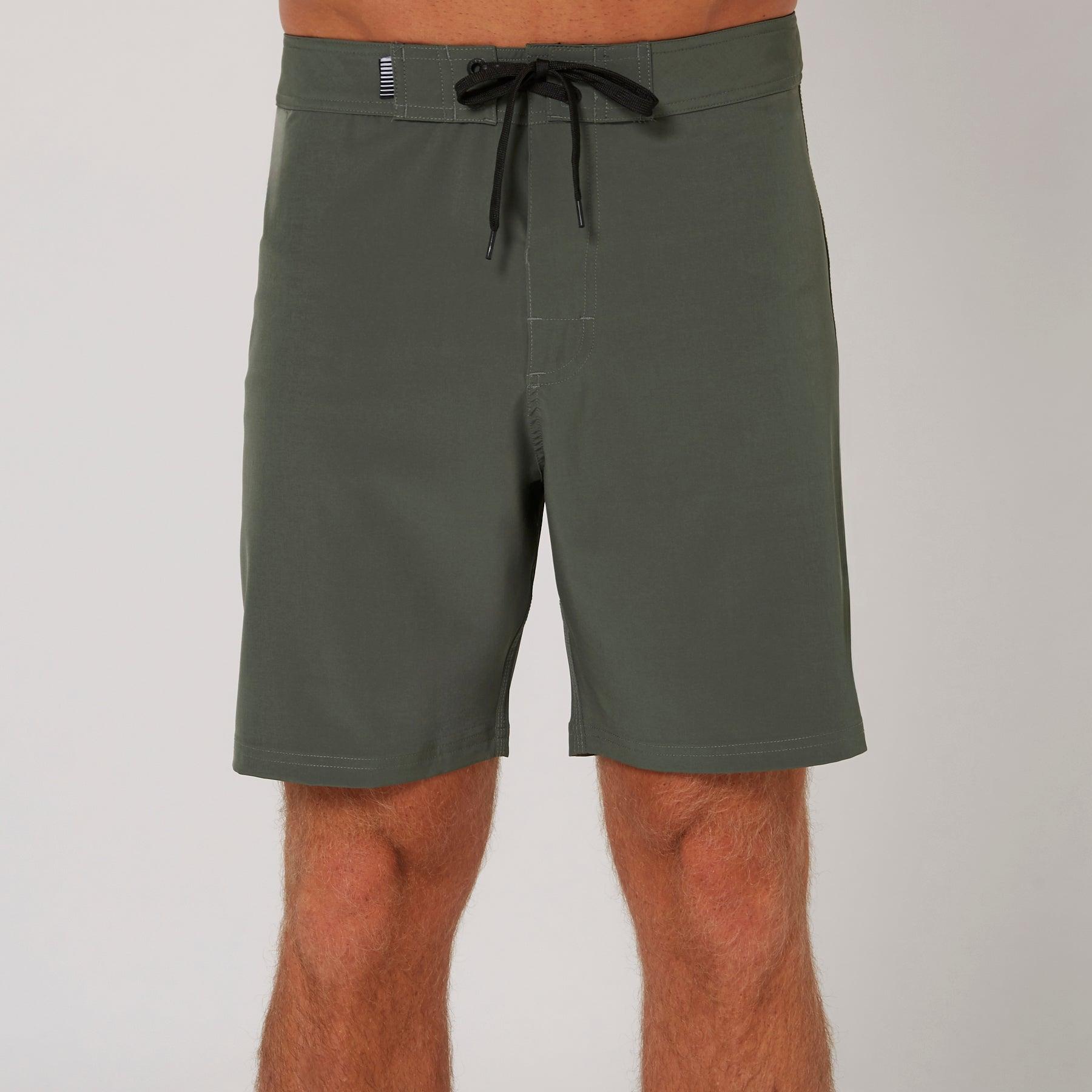 Front view Olive shorts
