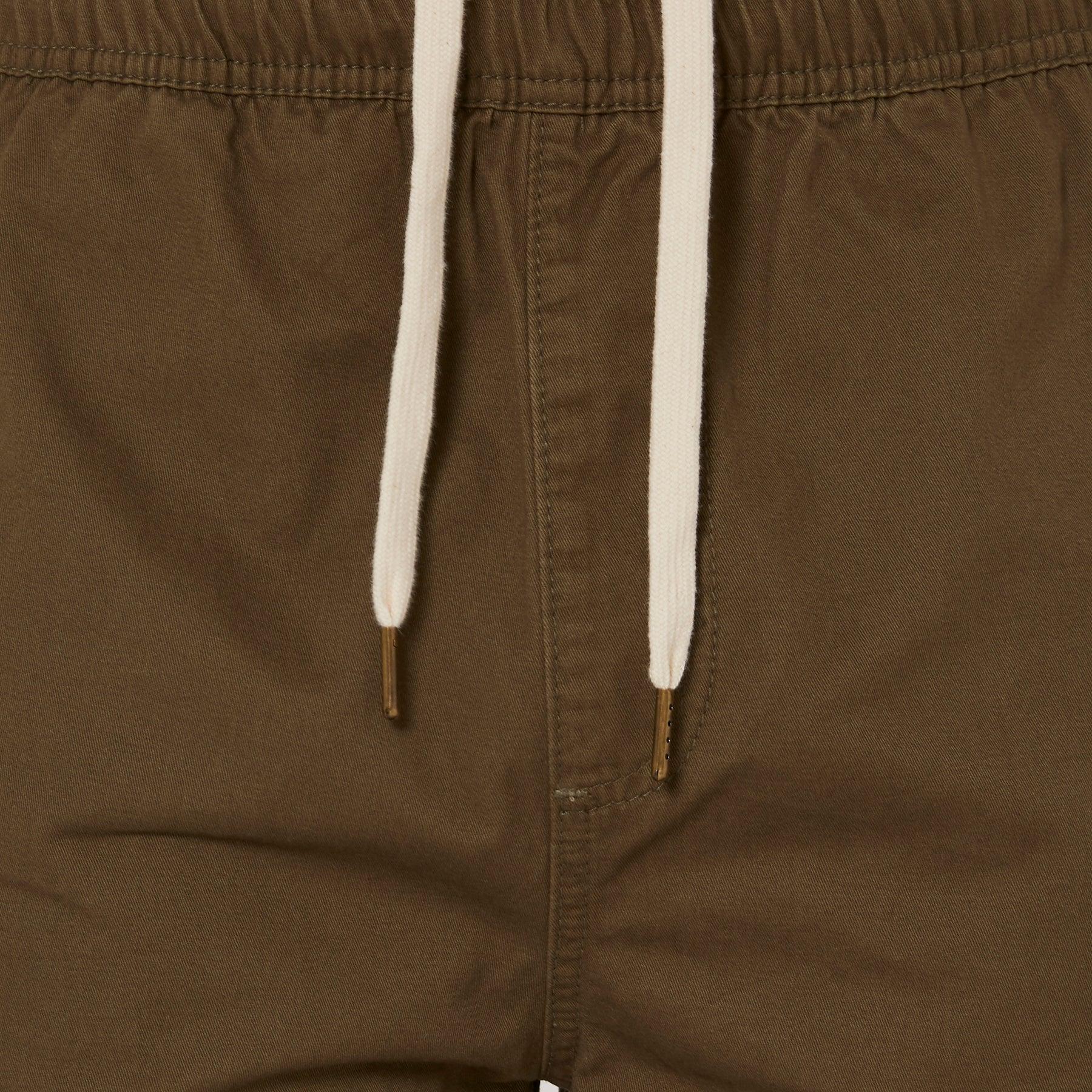 Drawstring detail Army Green