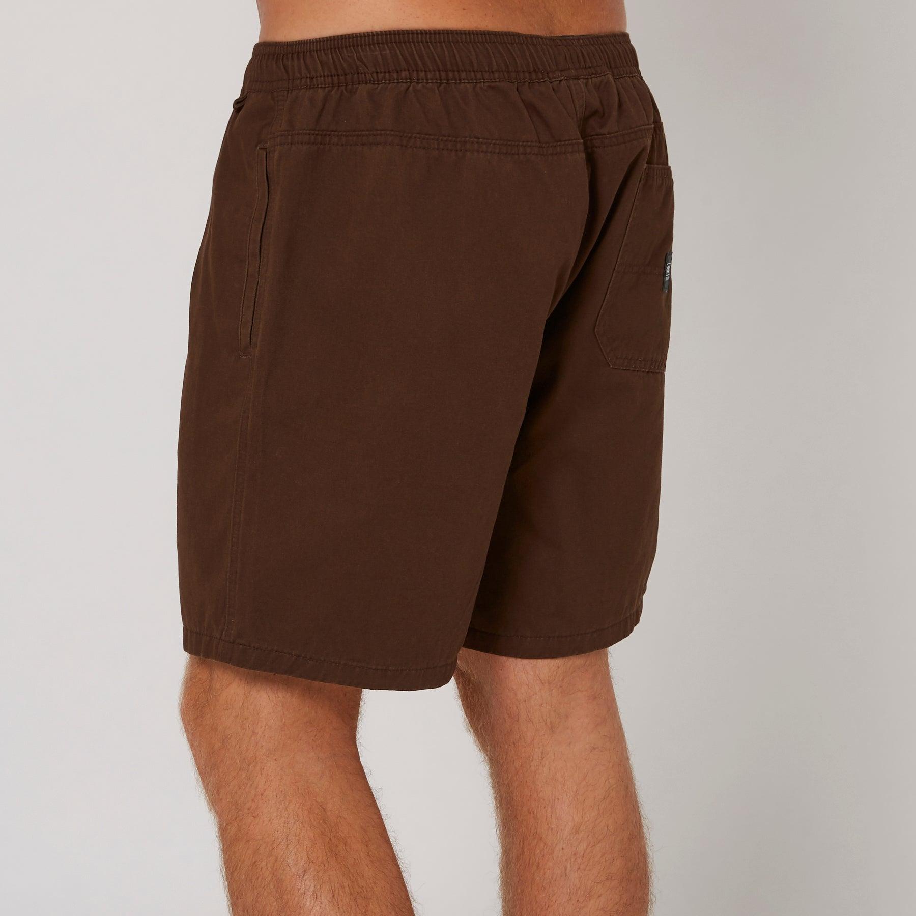 Side view Brown shorts
