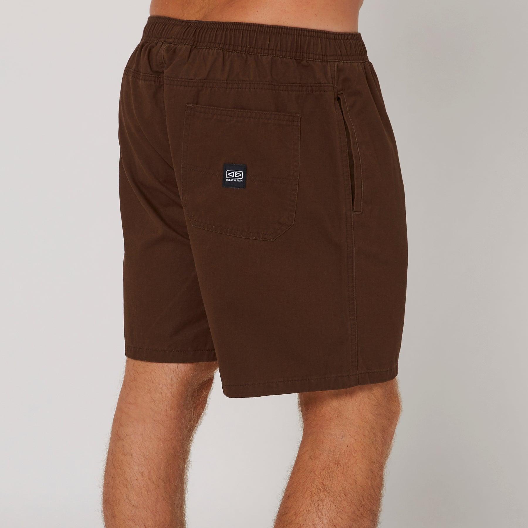 Back view Brown shorts