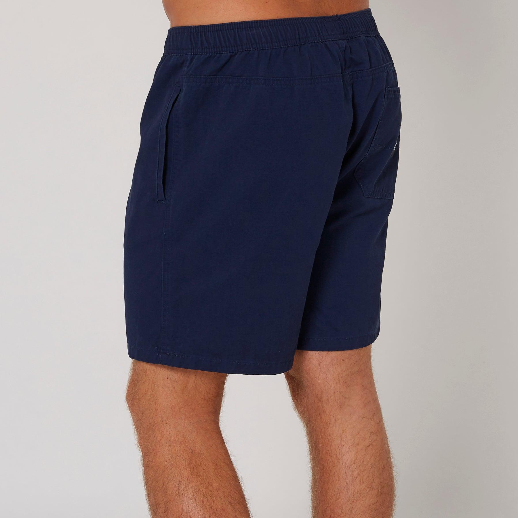 Side view Navy shorts