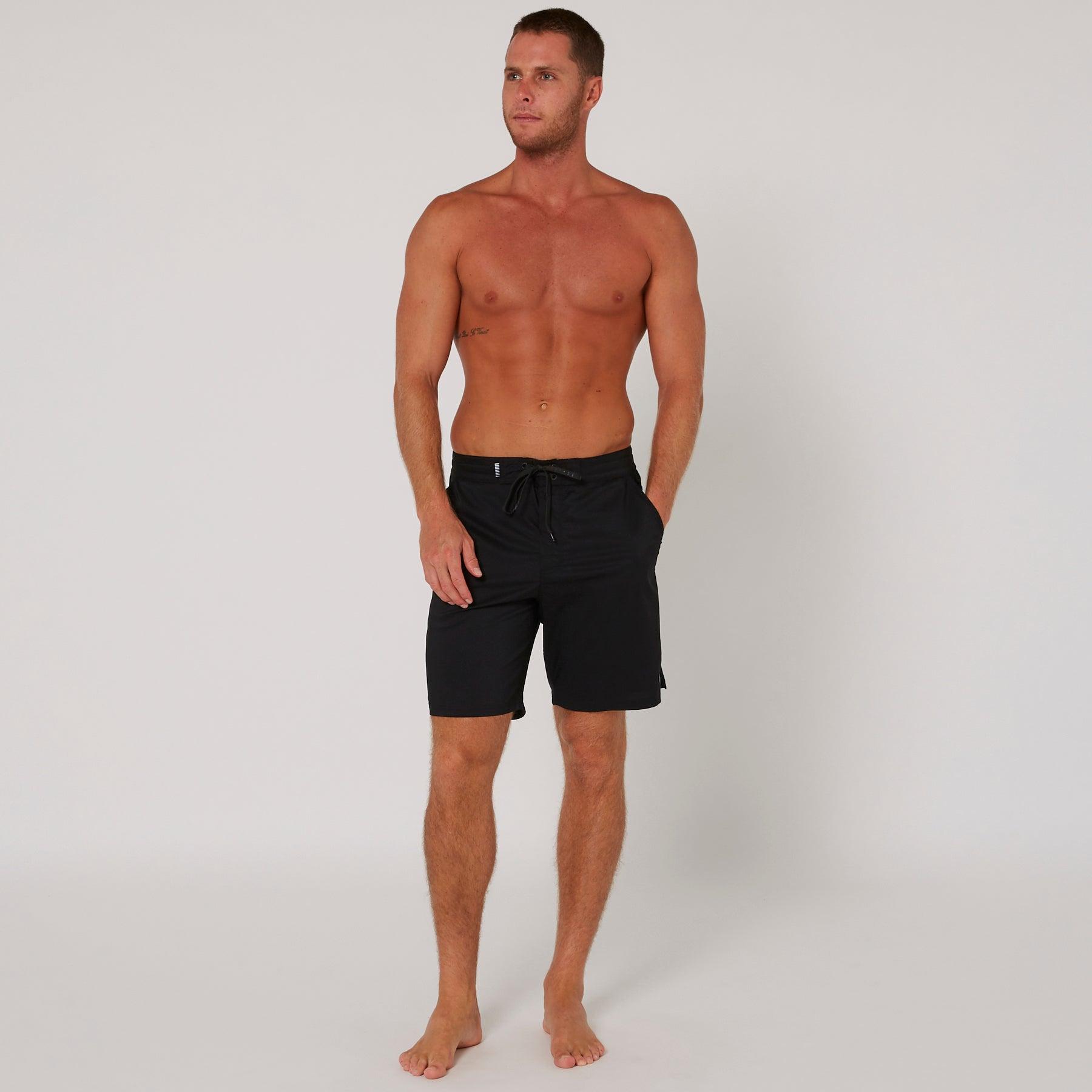Lifestyle black boardshort