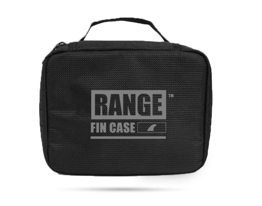 Black fin case front view