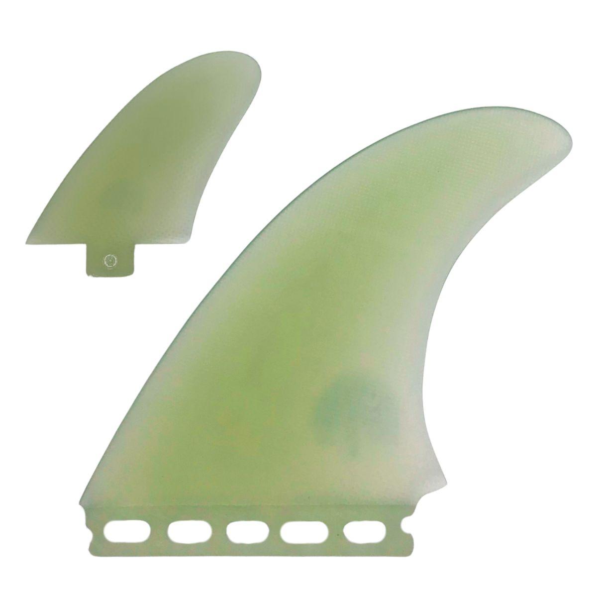 Clear Upright Twinzer Fins Side View