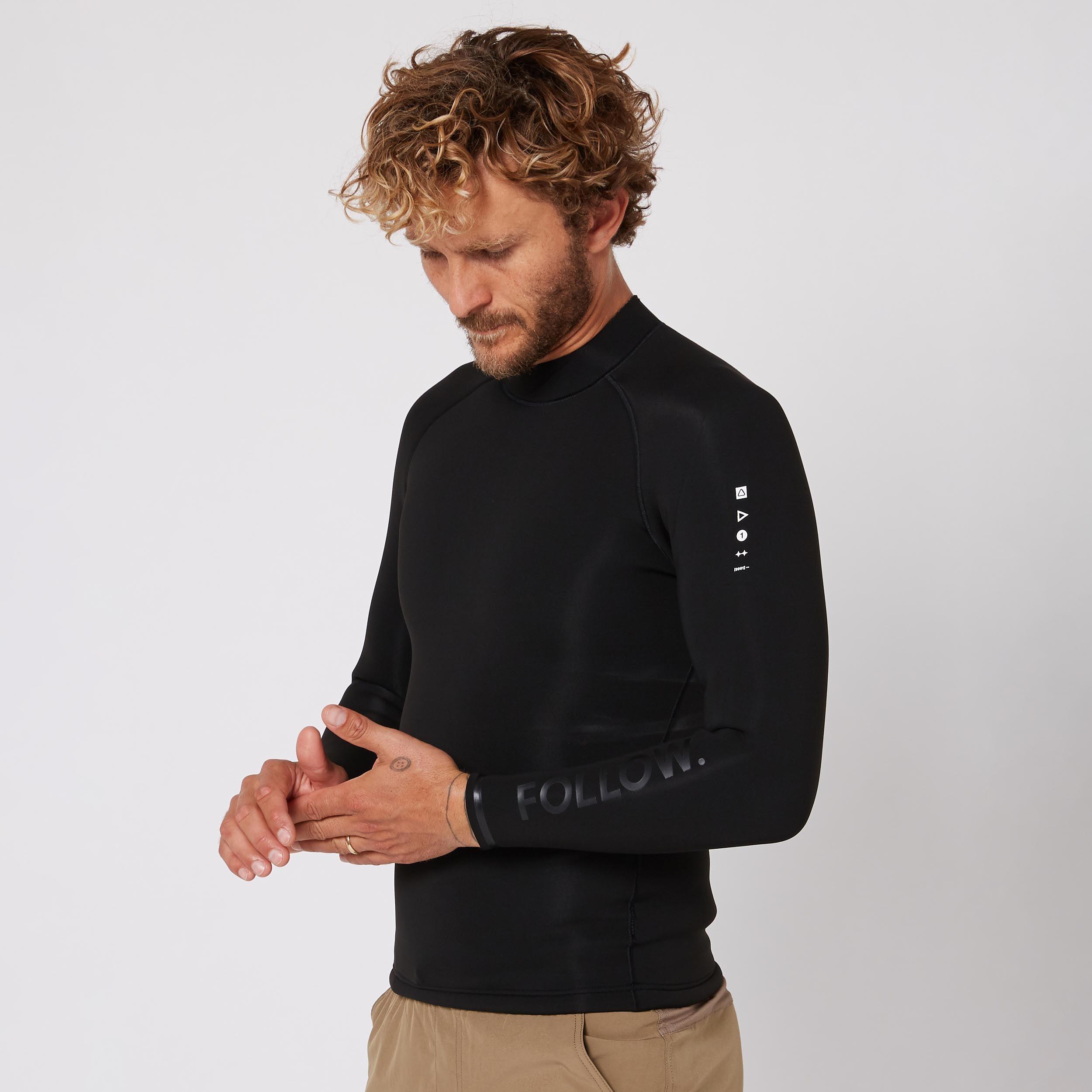 Follow P1 Ocena 1mm Wetty Top - Black
