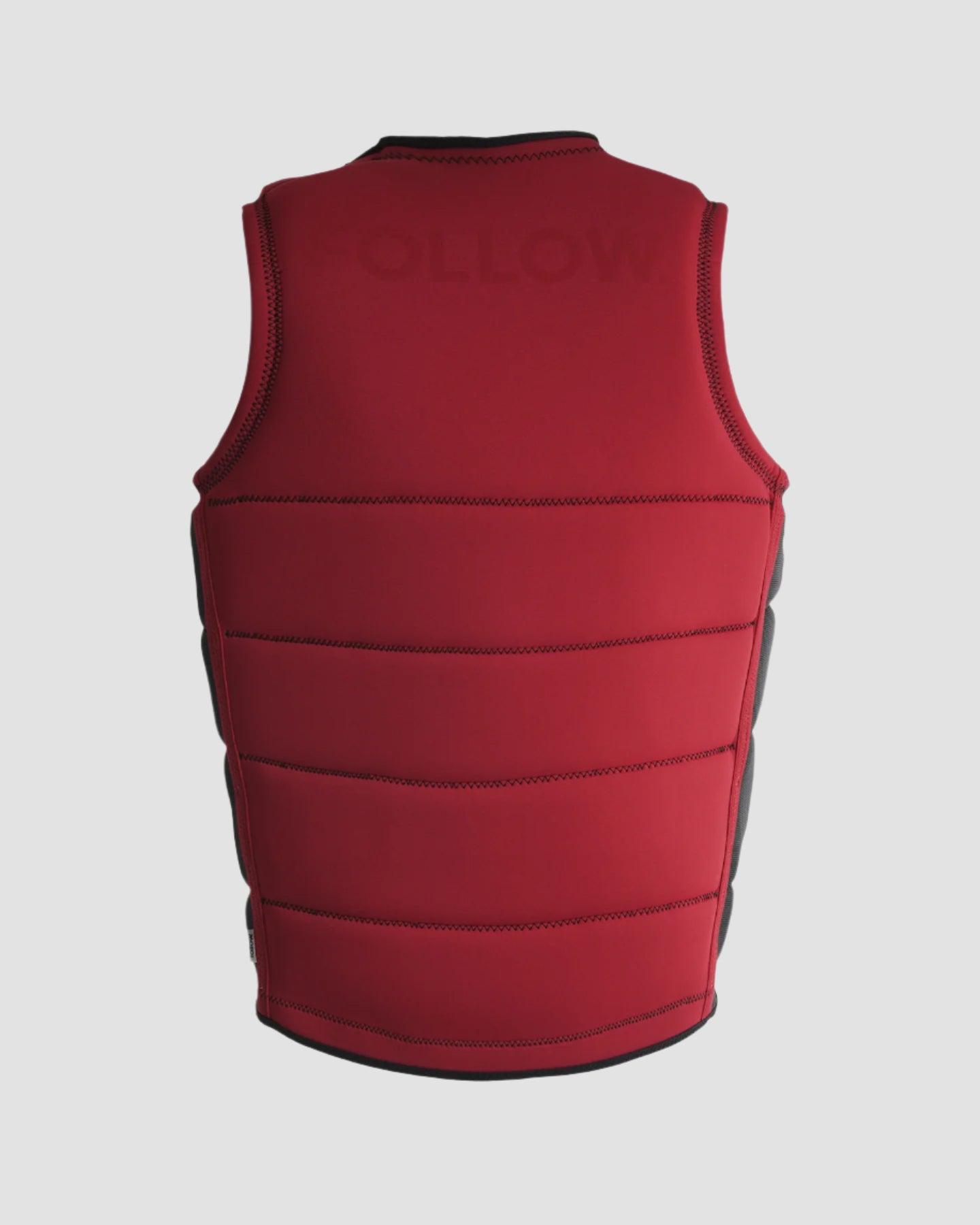 Follow Section Mens Impact Vest - Red Level 50 Back