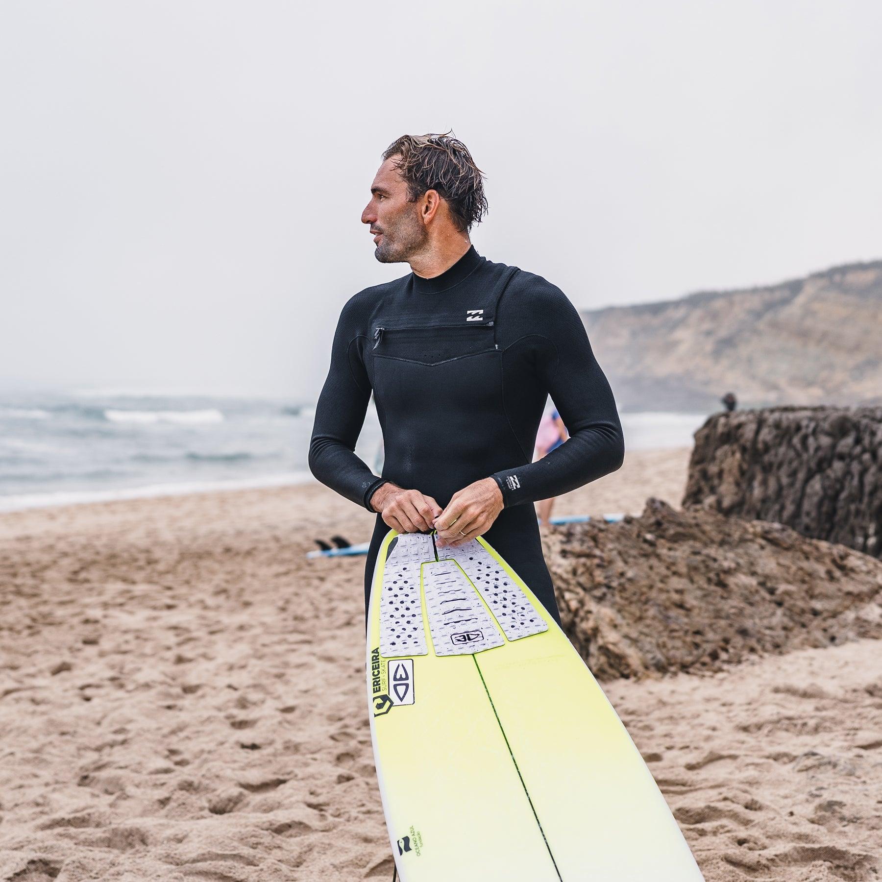 Surfer with White Tail Pad