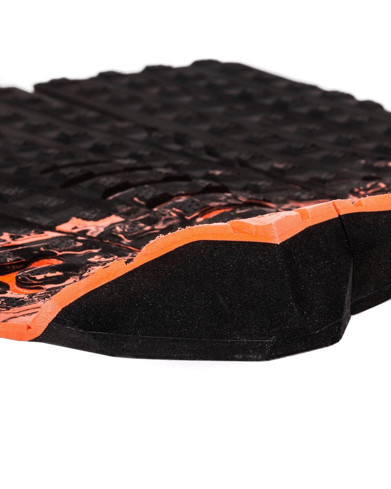 Black Fluro Red Camo traction pattern