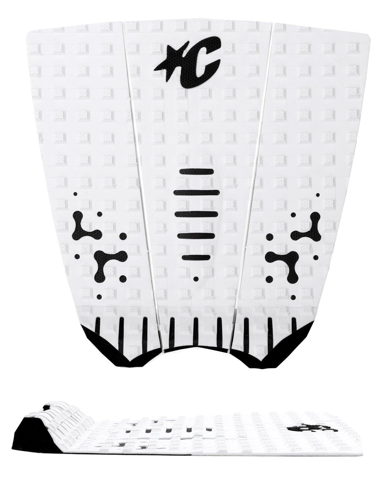 White Black traction pad front view