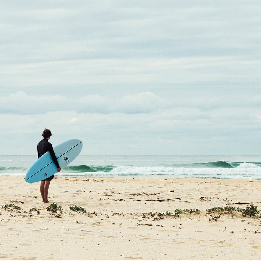 Ocean and Earth | Happy Hour Epoxy Soft 8'6" | Pastel Blue