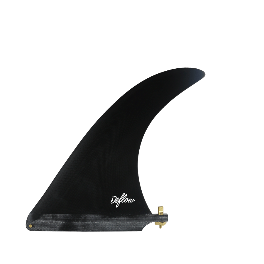 Bravosurf | DEFLOW SINGLE FIN CREAM 7,5" | Black