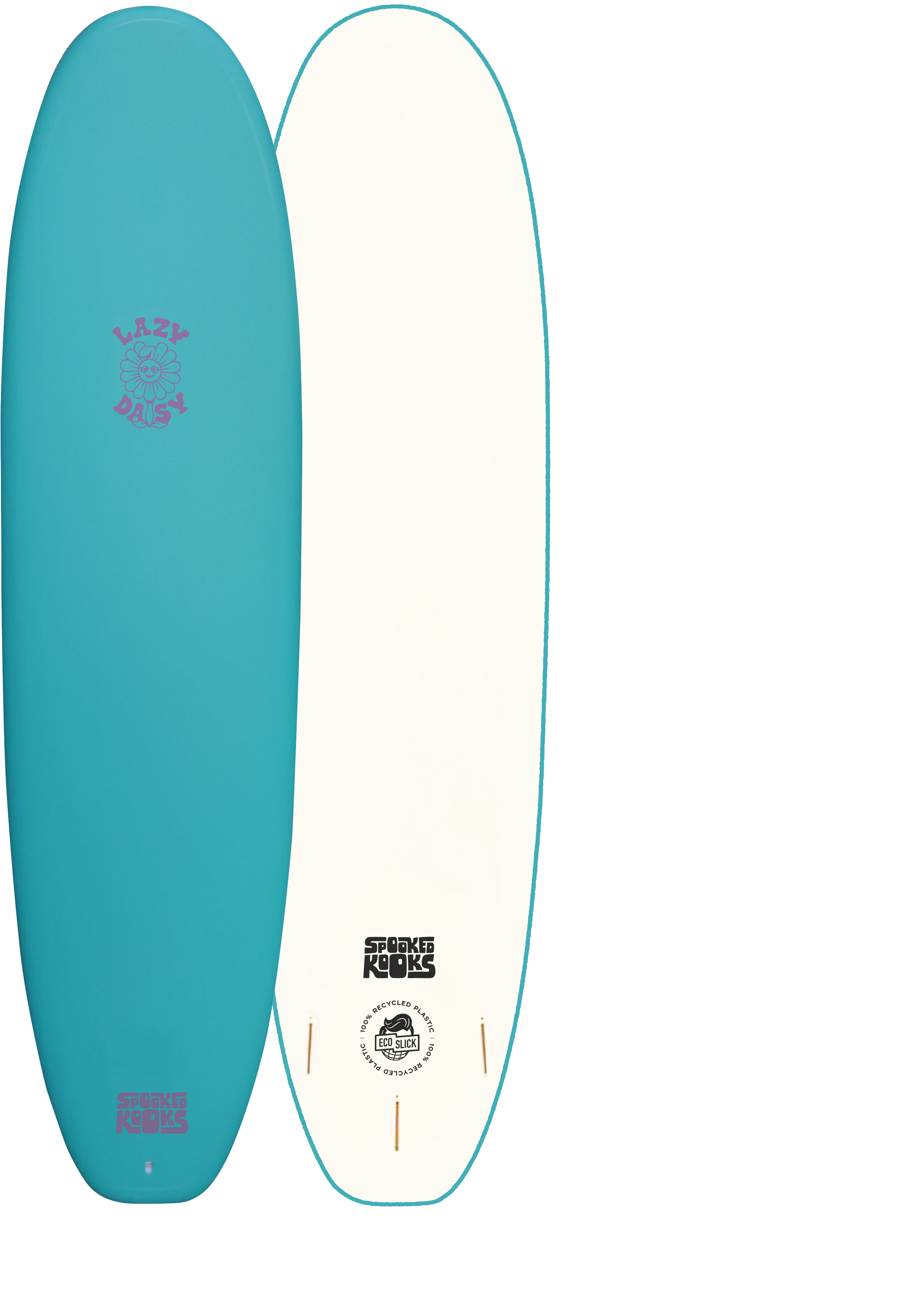 Spooked Kooks | LAZY DAISY 7'0" | Aqua Green