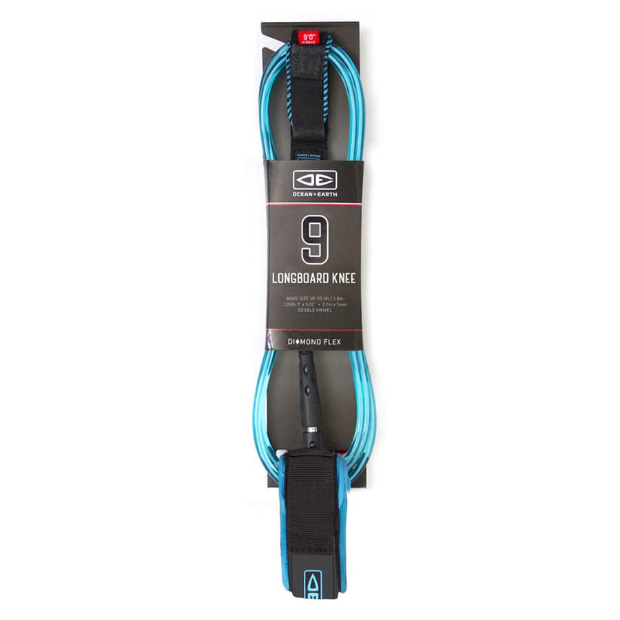 Blue Longboard Knee Leash