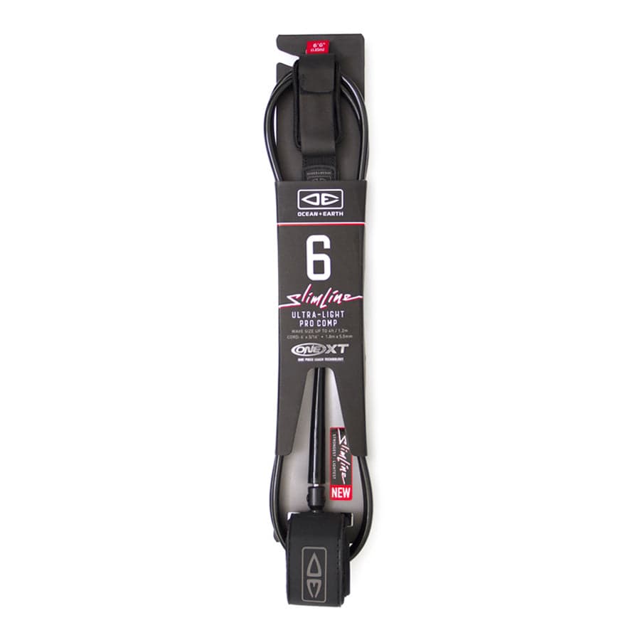 Black Slimline Leash Packaged