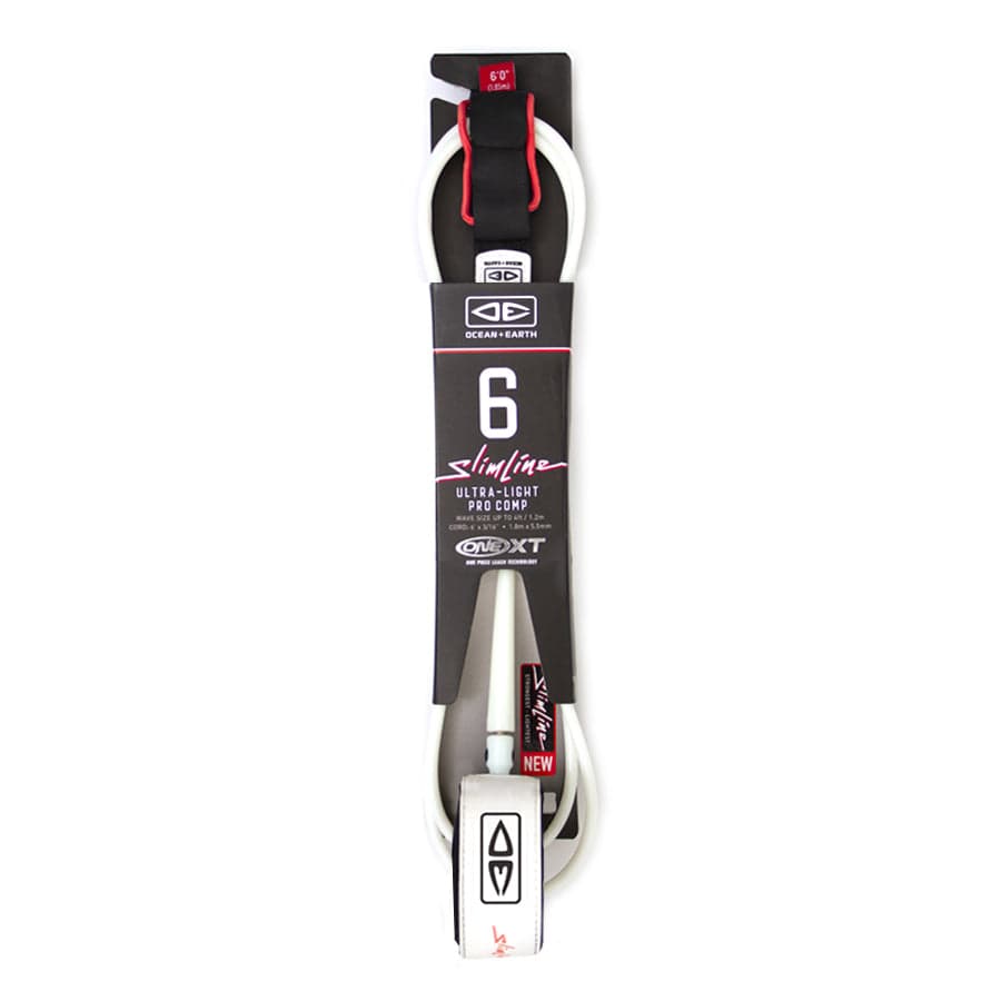 White Slimline Leash Packaged