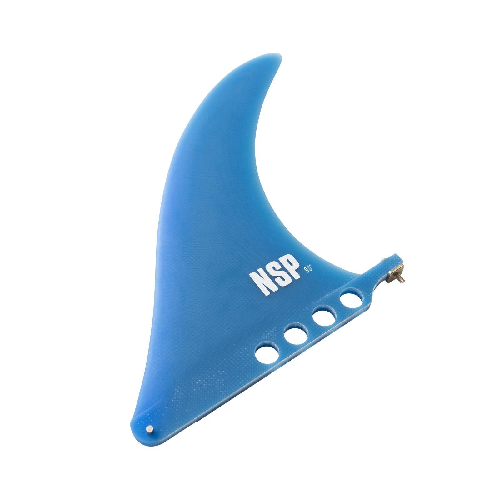 Angled longboard fin