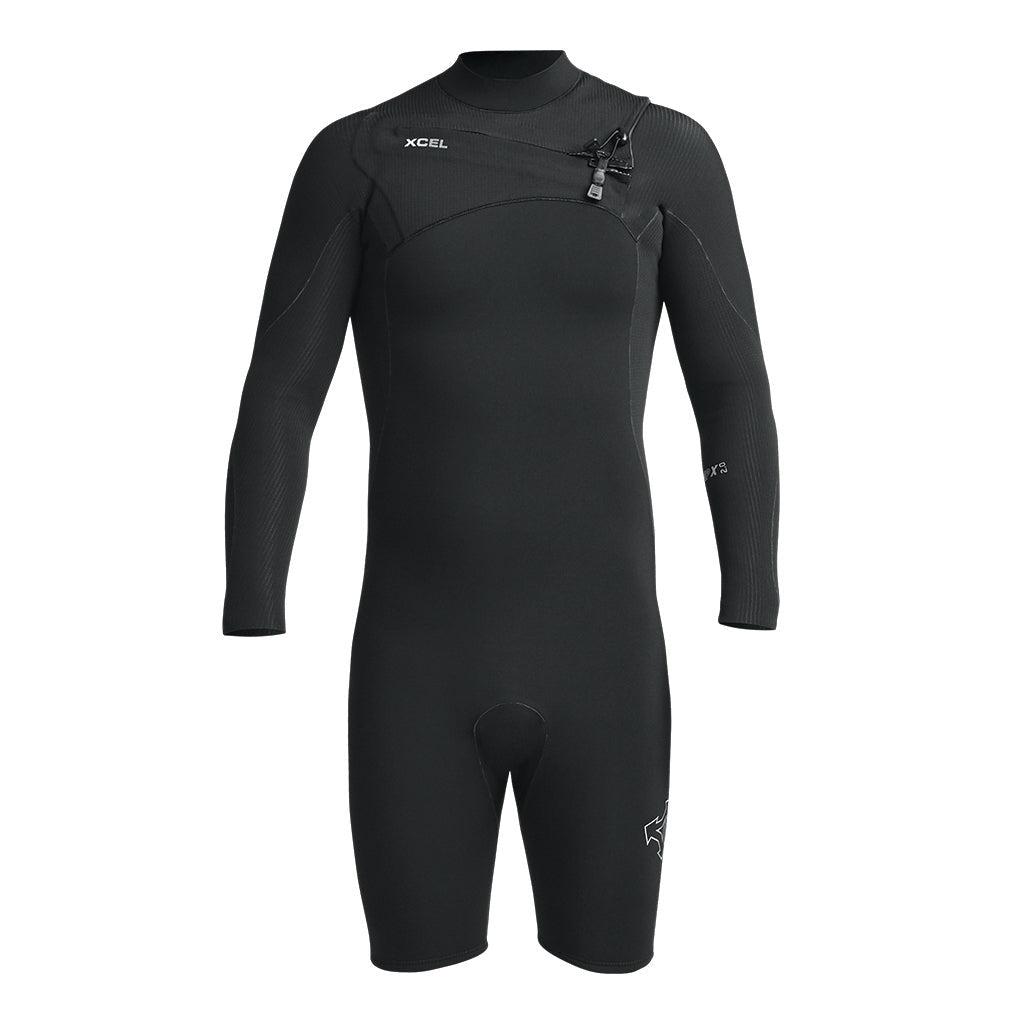 MENS COMP-X 2 LONG SLEEVE SPRINGSUIT BLACK