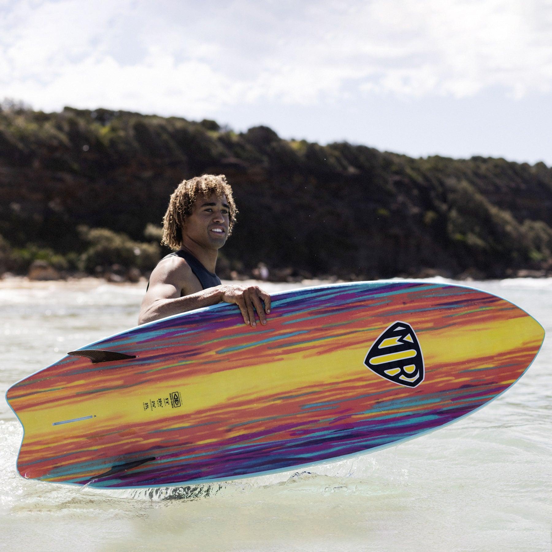 Ocean & Earth | MR Epoxy Twin Fin Softboard 5'6" | Pastel Blue