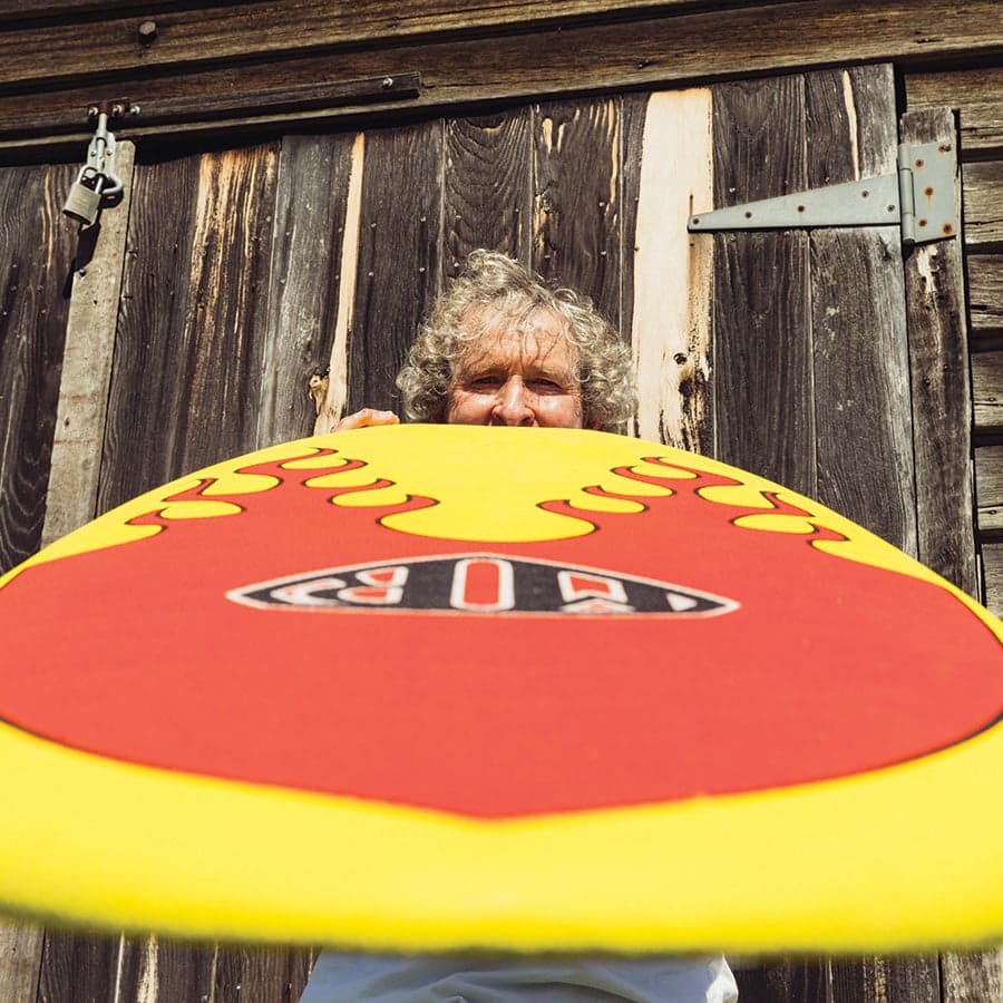 Ocean & Earth | MR Epoxy Twin Fin Softboard 5'6" | Flame22