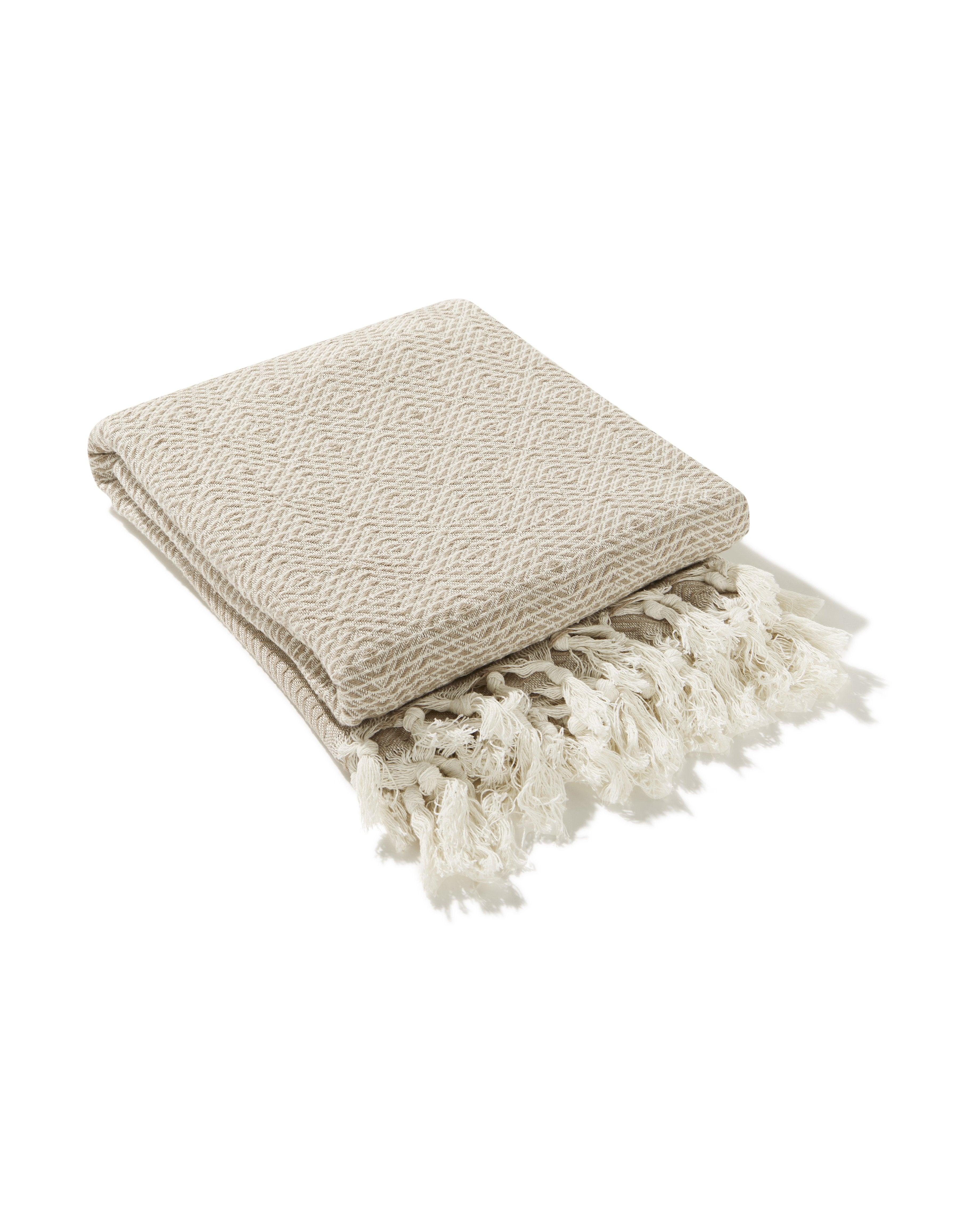 Tassels of Diamond family blanket