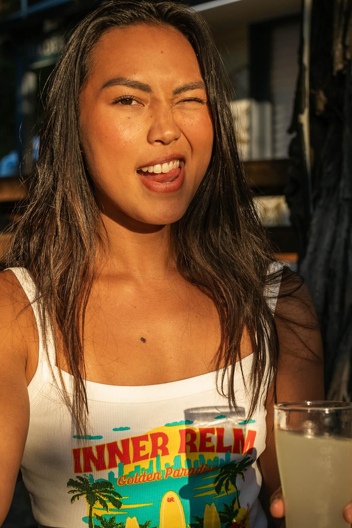 Tourist Tank Singlet | White