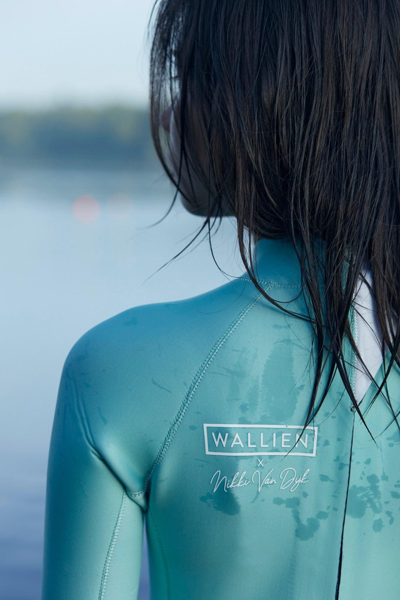 Nikki van Dijk Springsuit Boyleg - Aquamarine Gradient