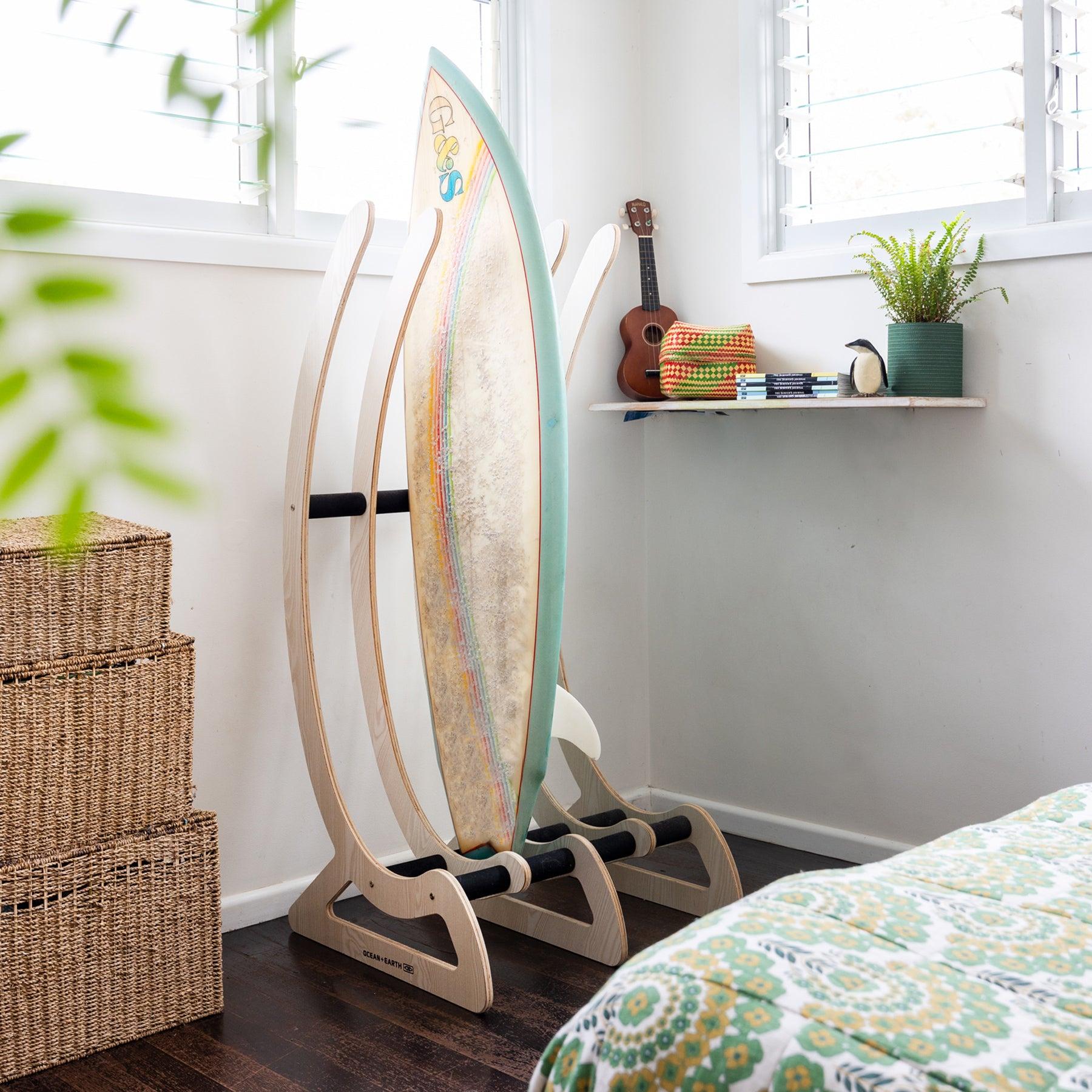 Ocean and Earth Timber Free Standing Rack