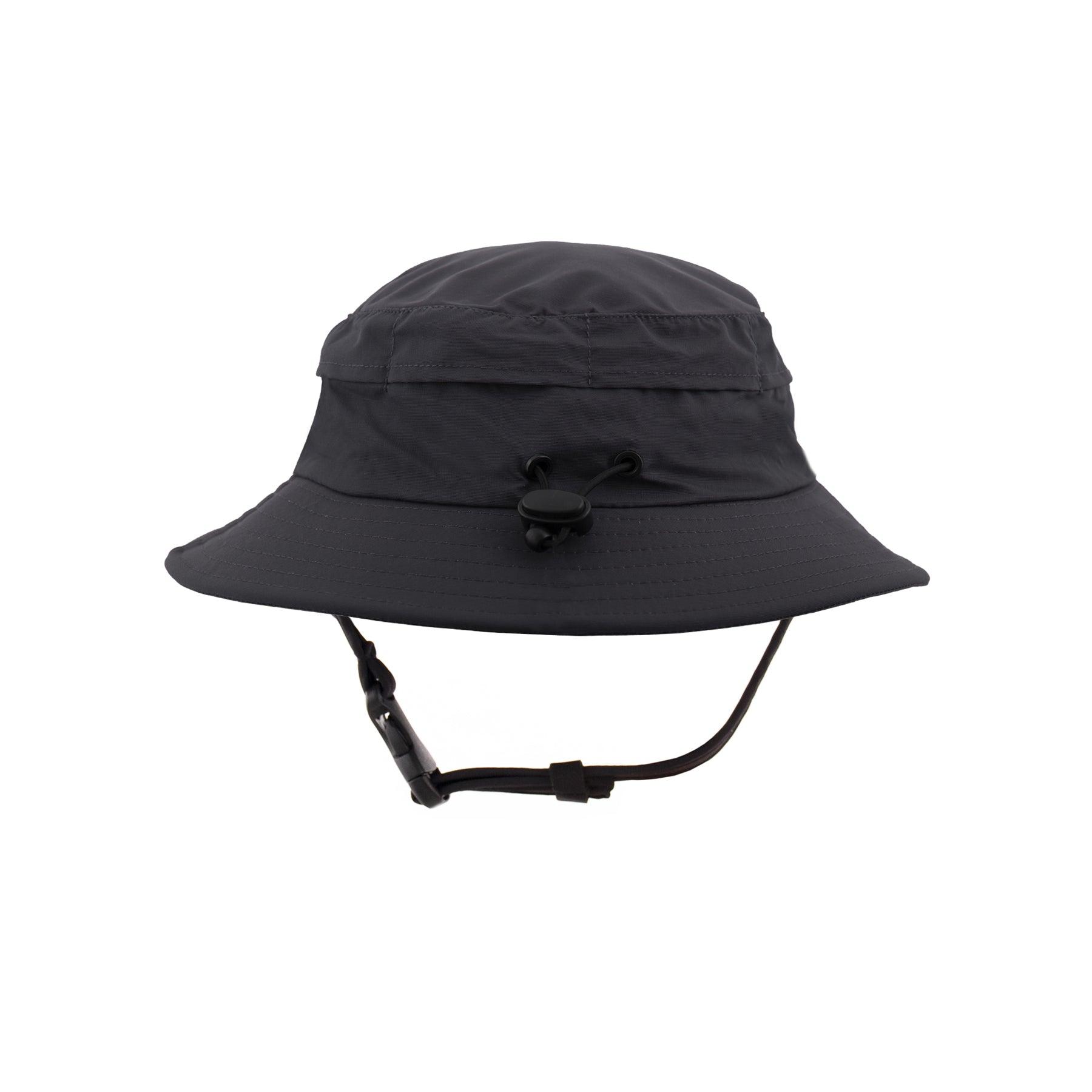 Ocean and Earth Youth Bingin Soft Peak Surf Hat - Black