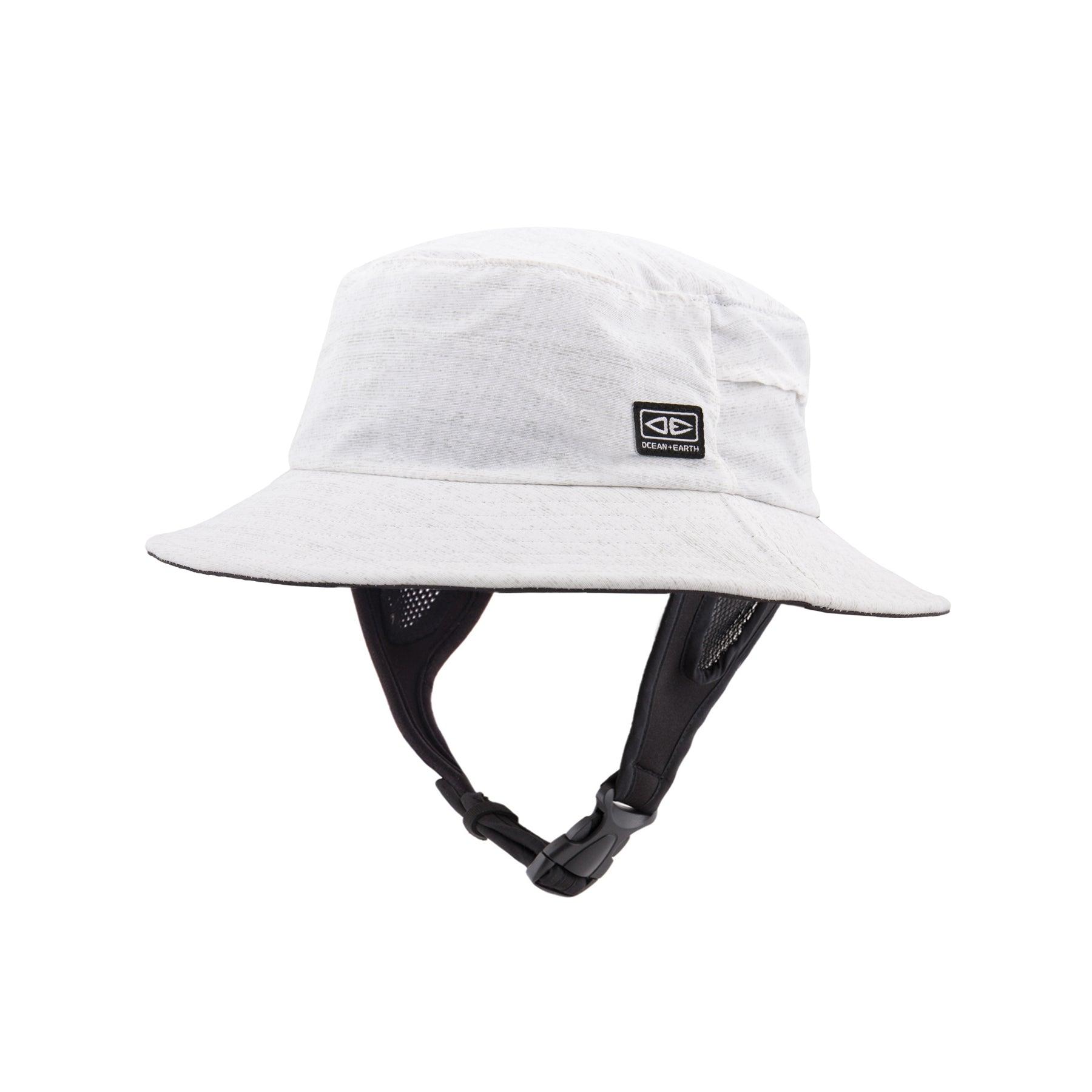 Ocean and Earth Youth Bingin Soft Peak Surf Hat - White Marle