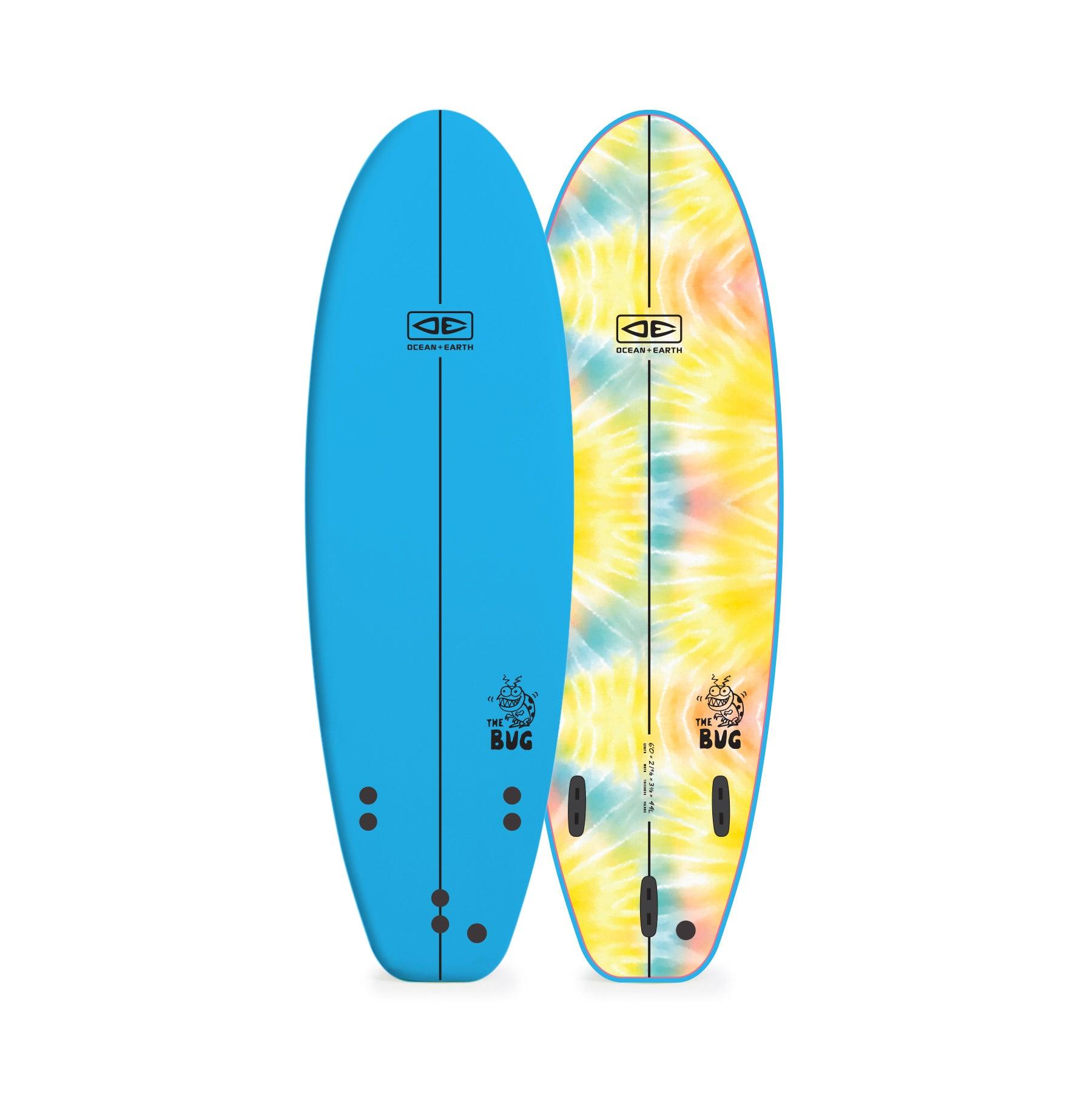 Blue Bug Softboard front and back