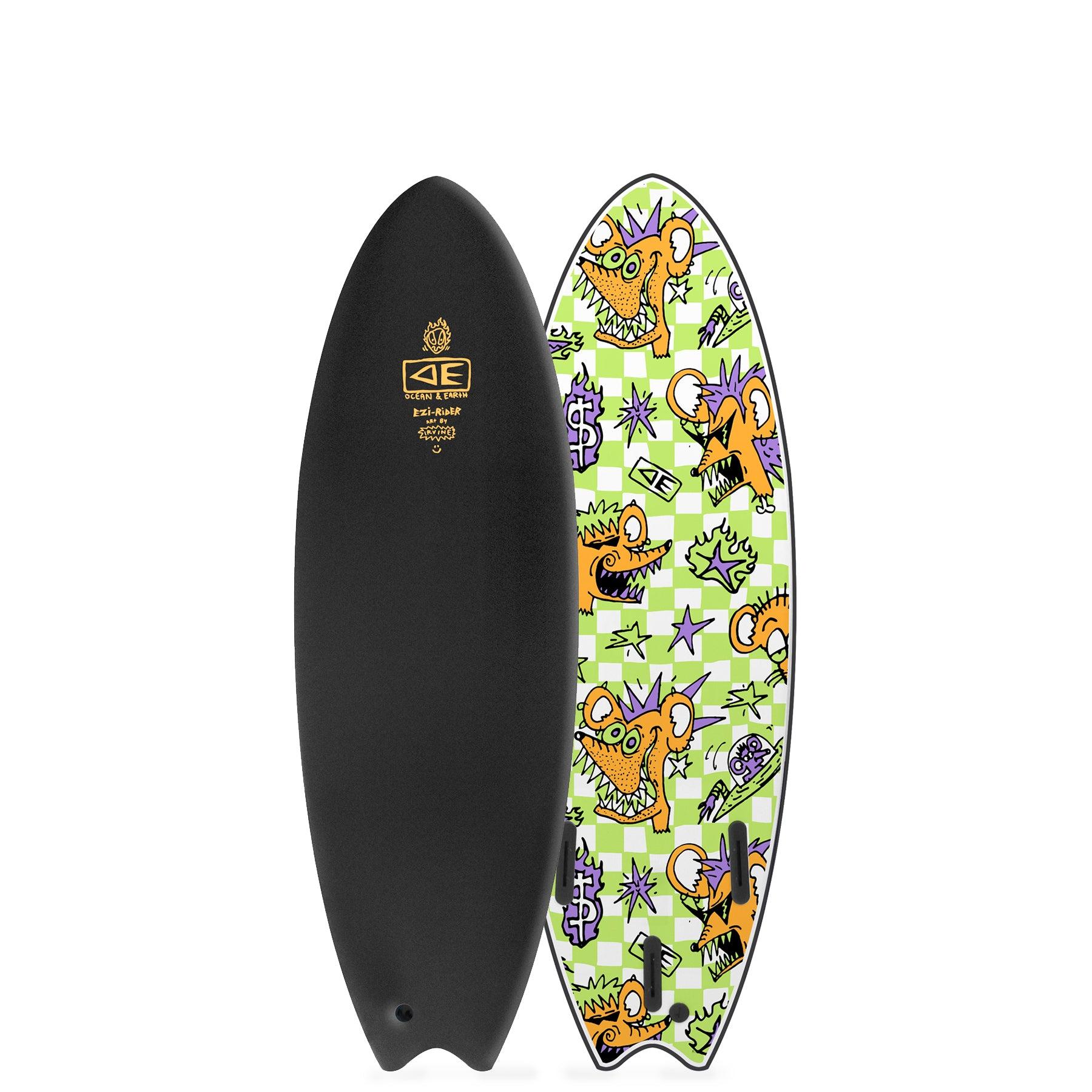 Ocean & Earth | Brains Ezi-Rider 5'6" | Black