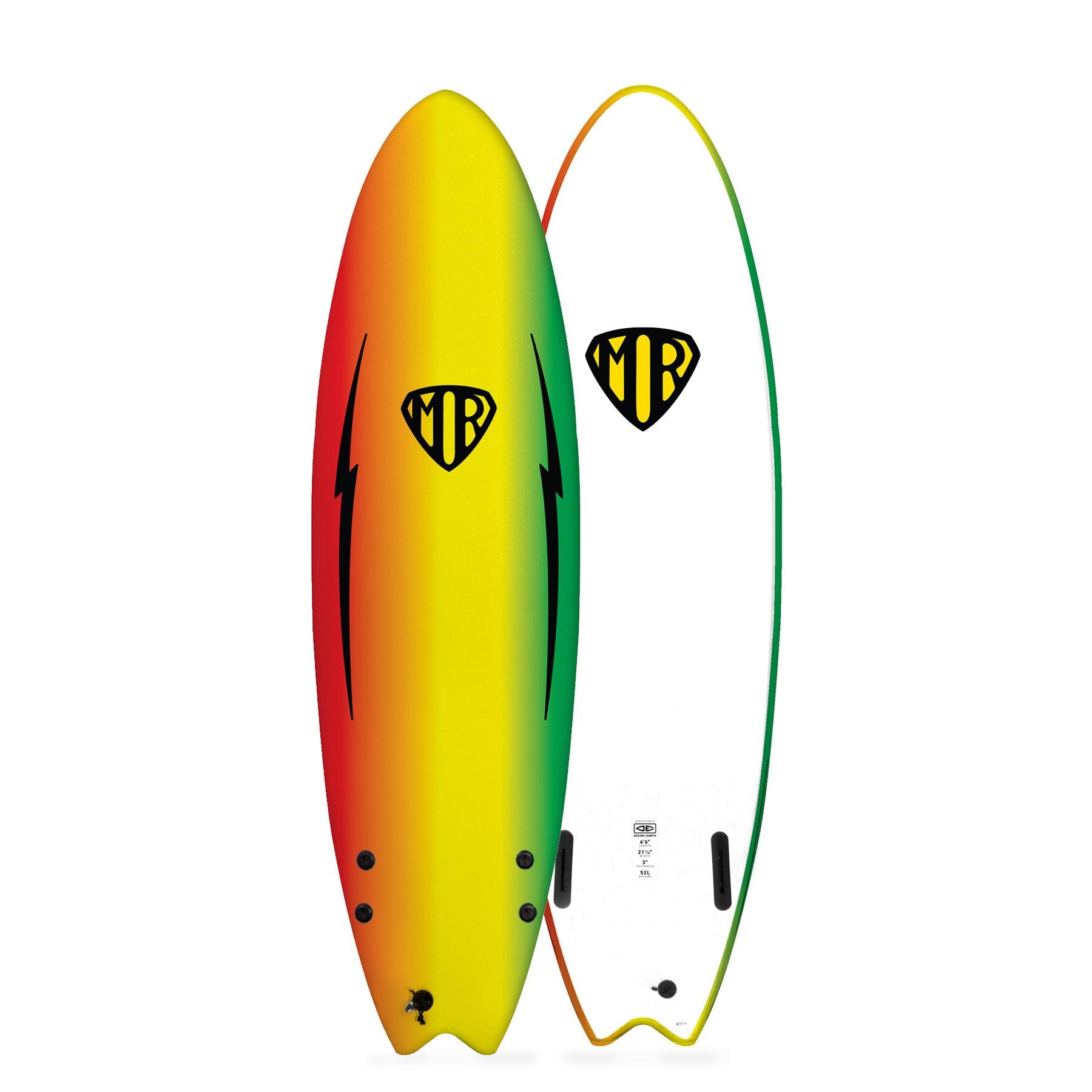 Ocean & Earth | MR Ezi-Rider Twin Fin 6'6" | Rasta