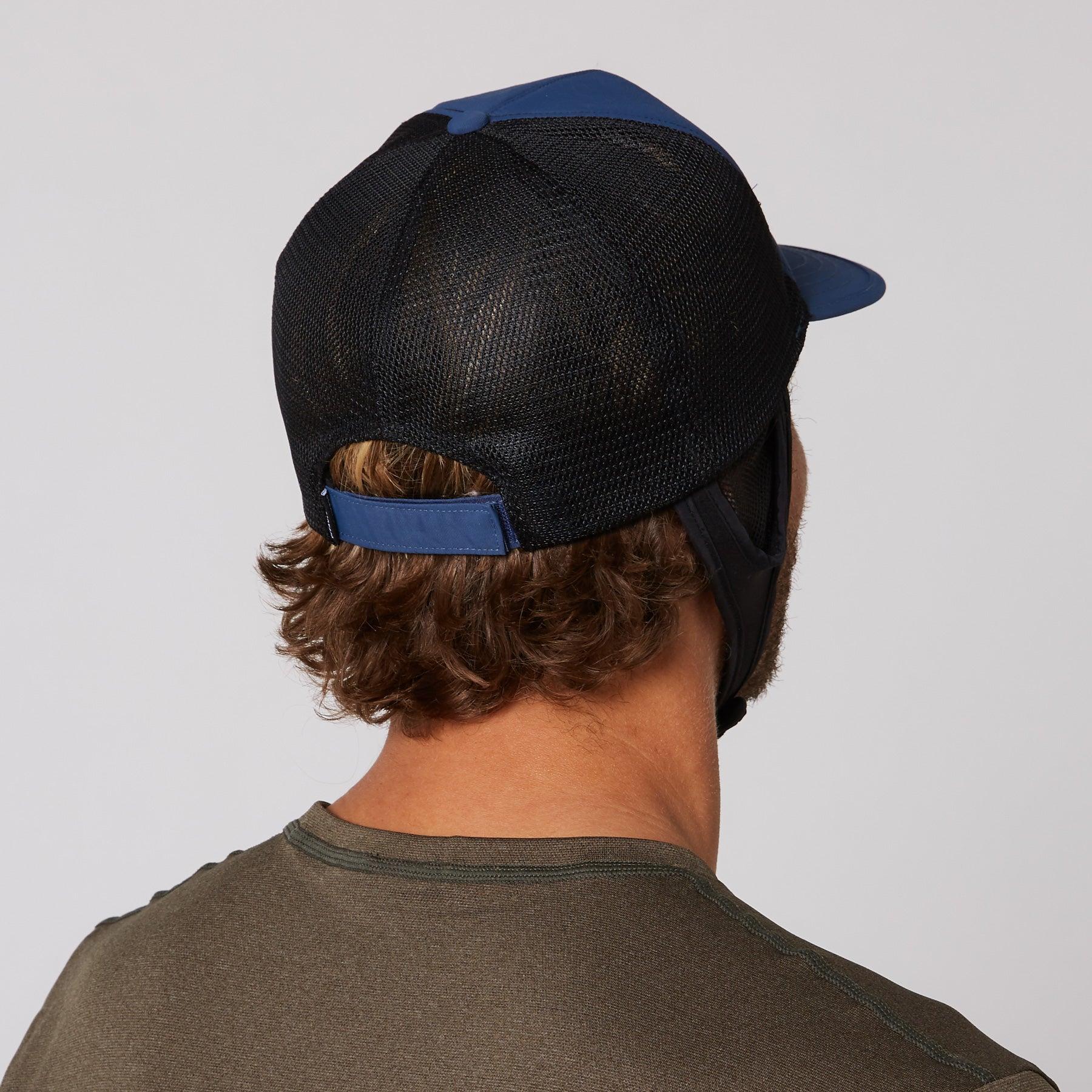 Rear view navy cap