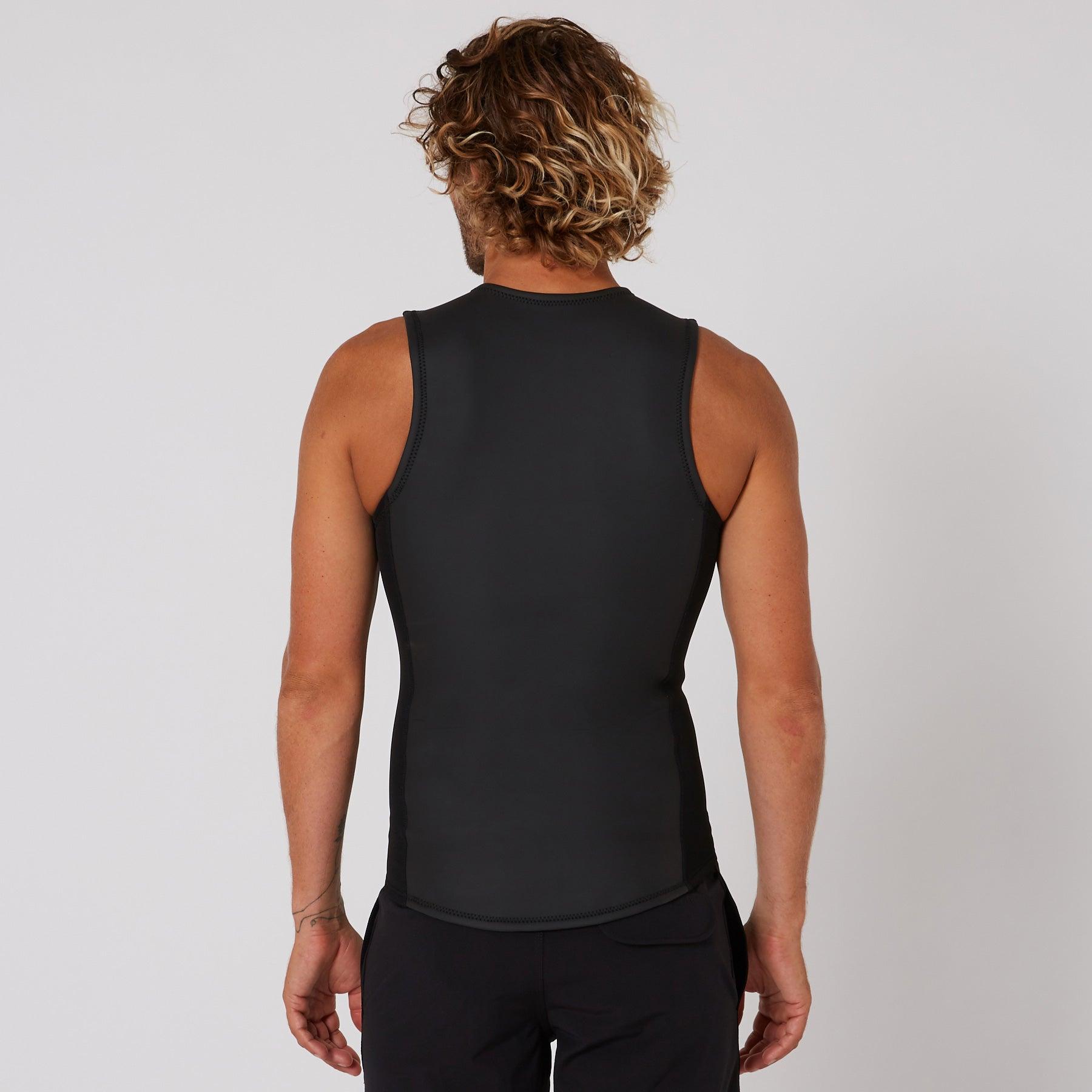 Heritage Front Zip Sleeveless Vest - 1.5mm