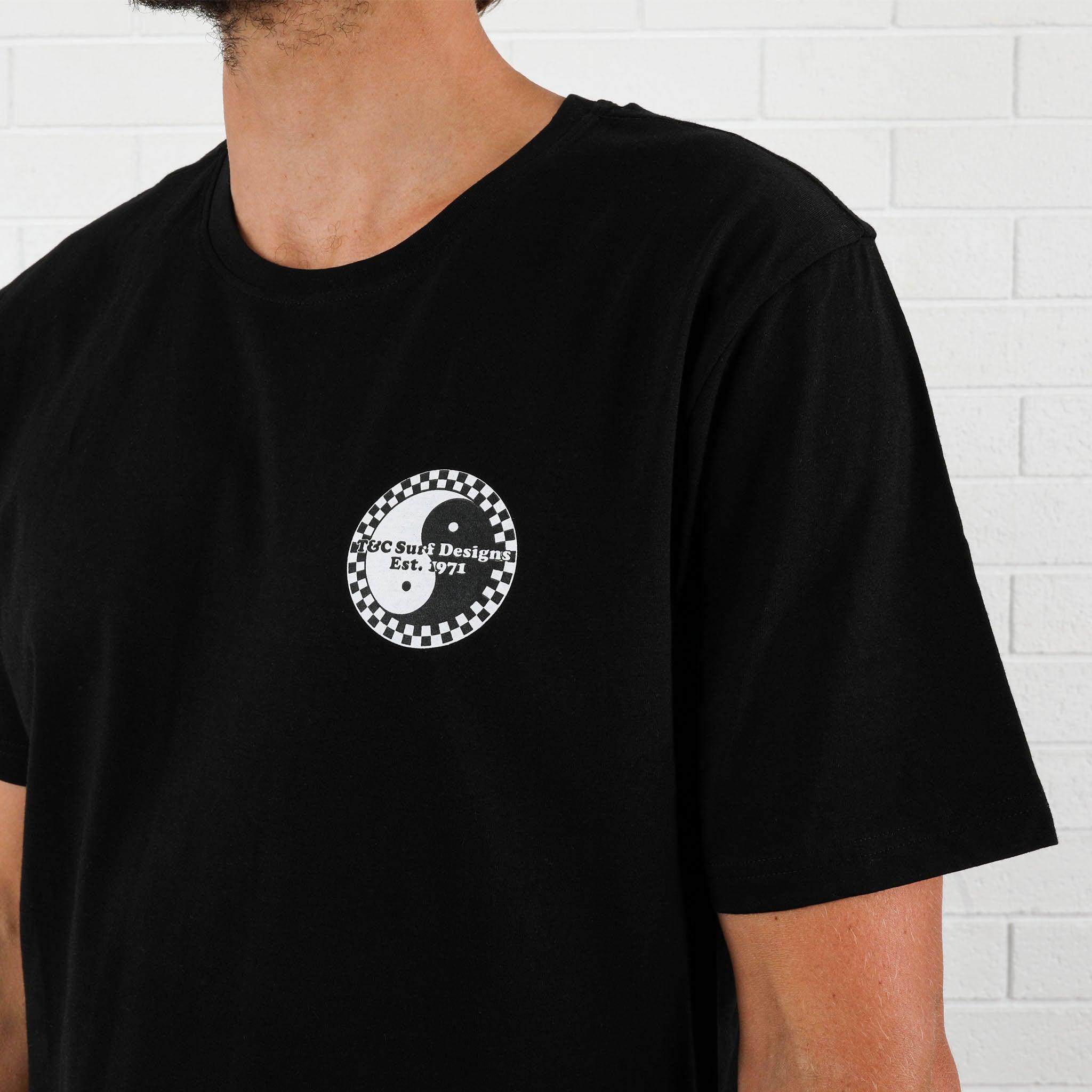 Icon Checker Tee - Black/Lilac