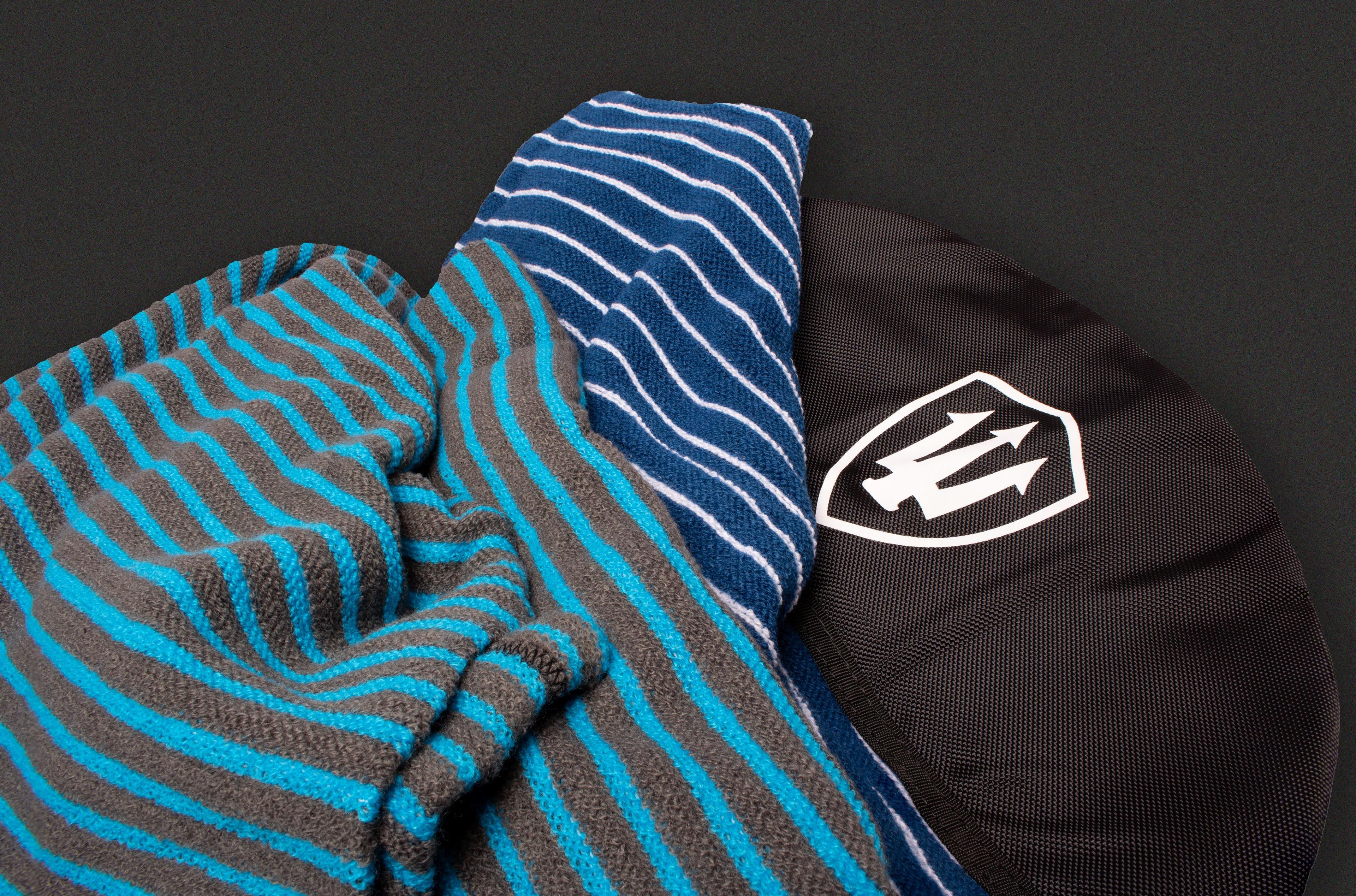 FK Surf | FK Longboard Stretch Cover | Charcoal/Blue