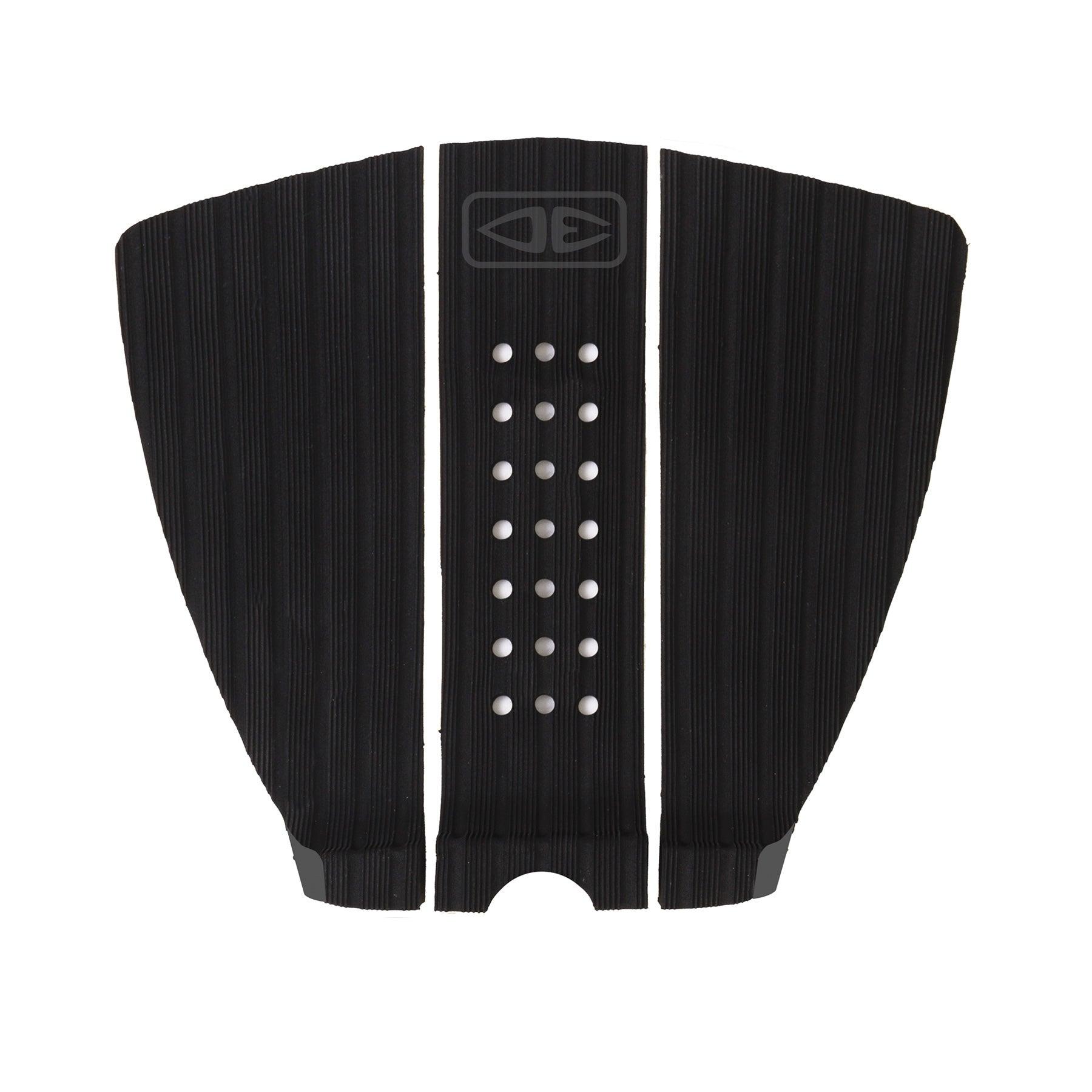 Black 3-piece surfboard tail pad