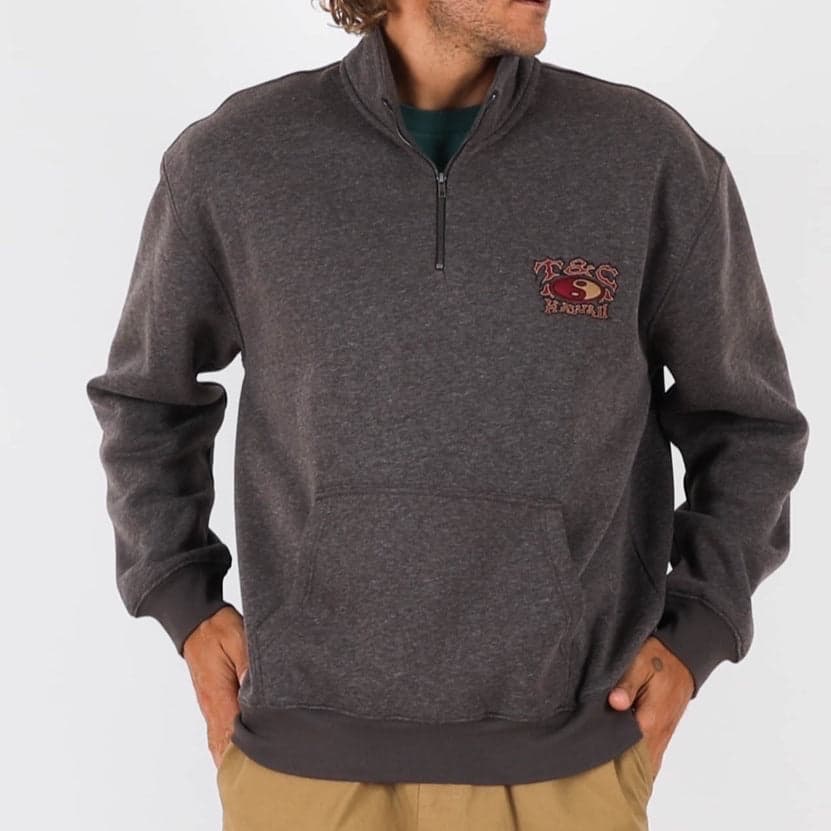 Thruster 1/4 Zip - Vintage Smoke